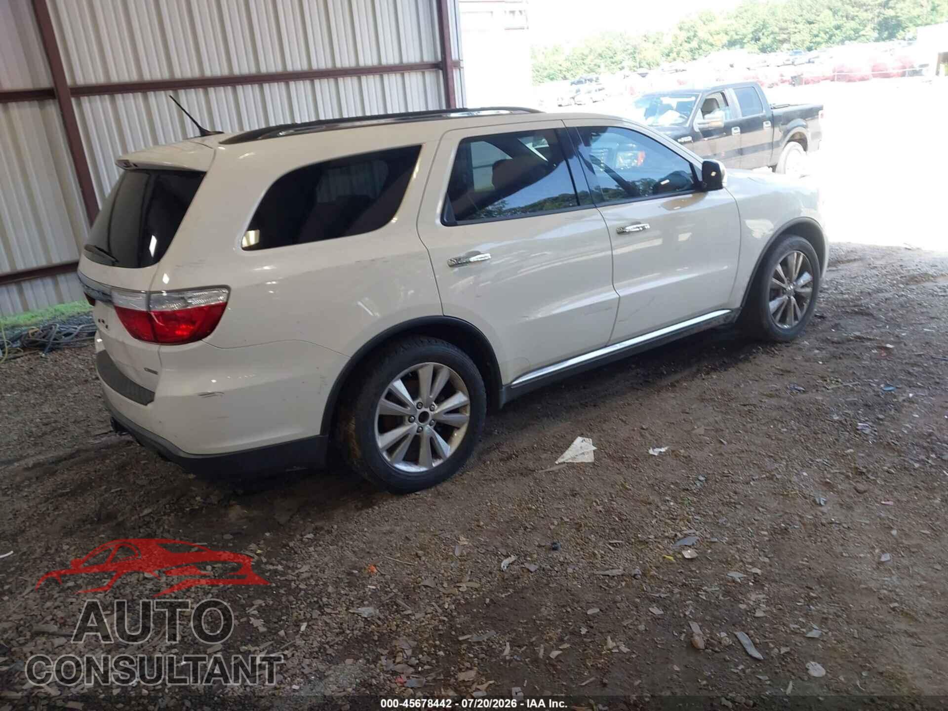 DODGE DURANGO 2011 - 1D4RD4GG2BC598490