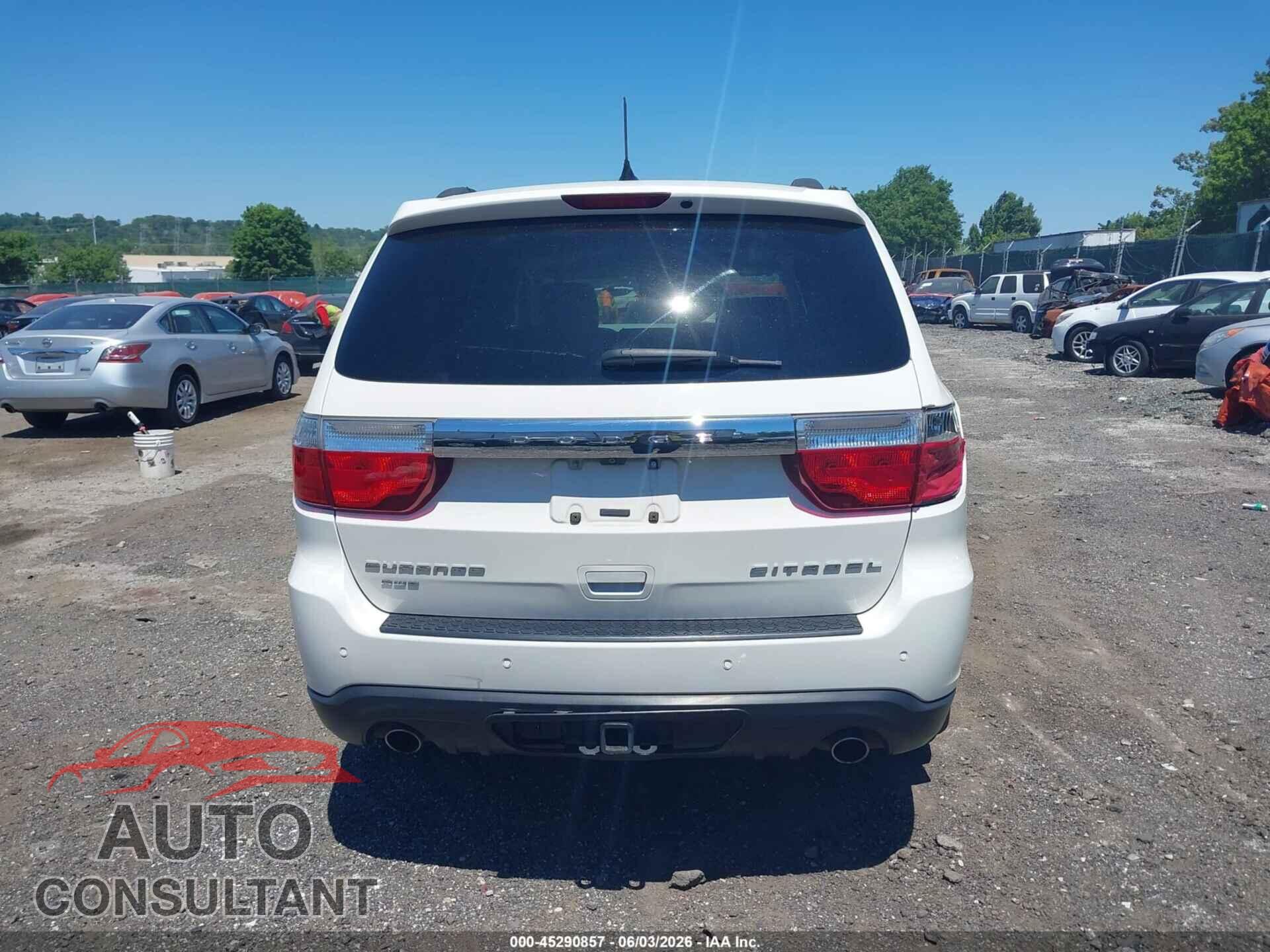 DODGE DURANGO 2012 - 1C4SDJET8CC130844