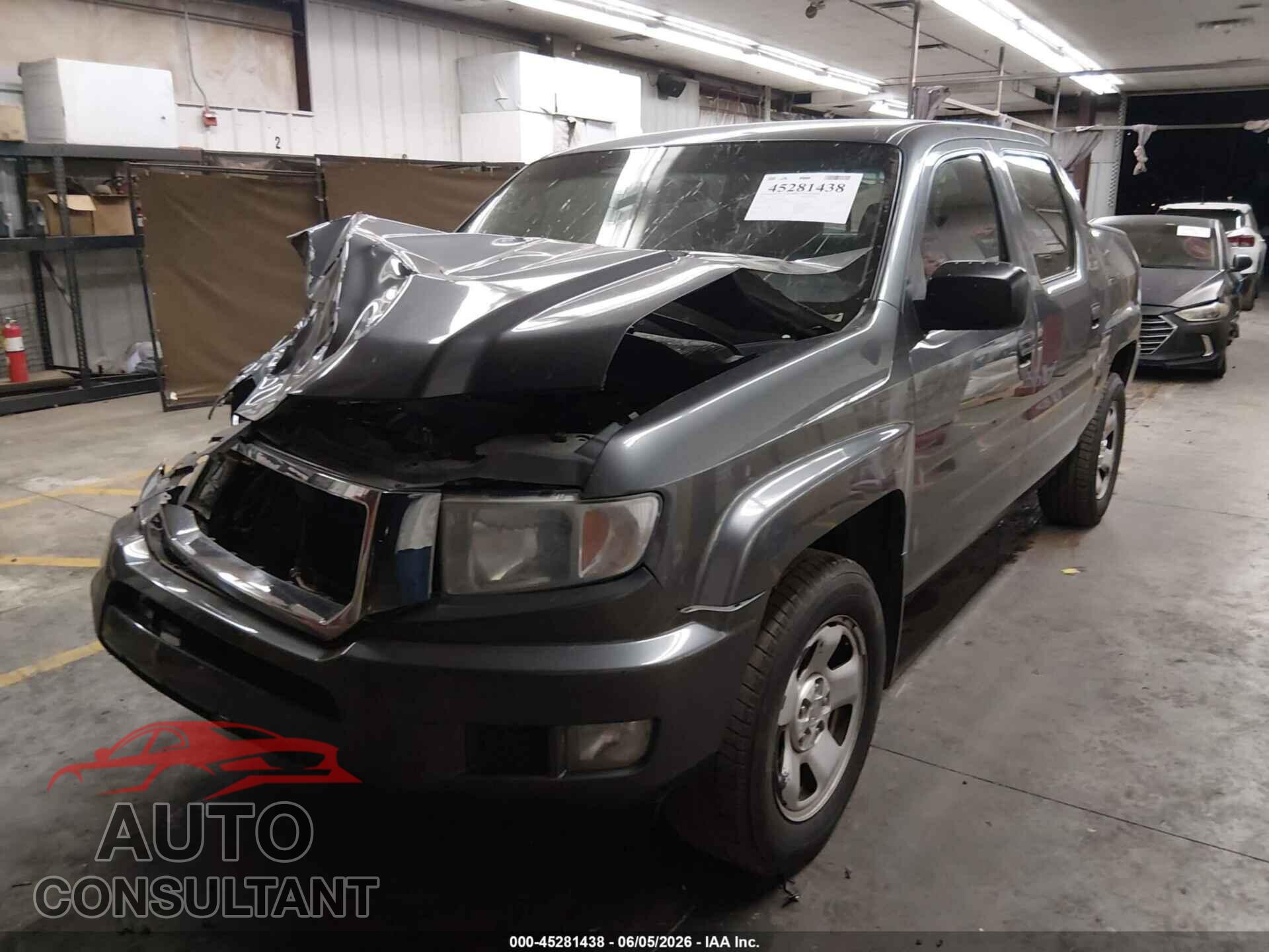 HONDA RIDGELINE 2012 - 5FPYK1F22CB456932