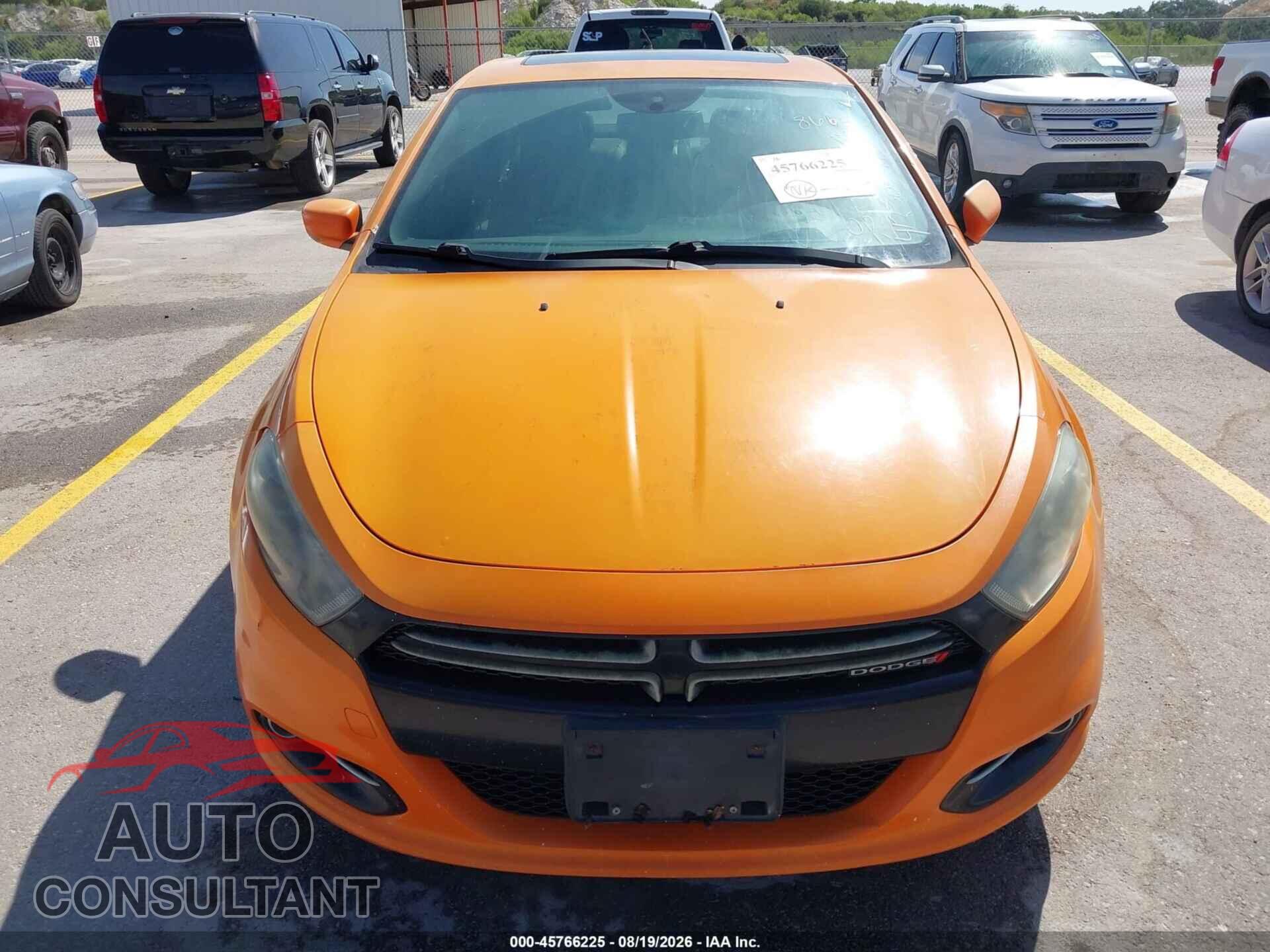 DODGE DART 2014 - 1C3CDFEB4ED768664