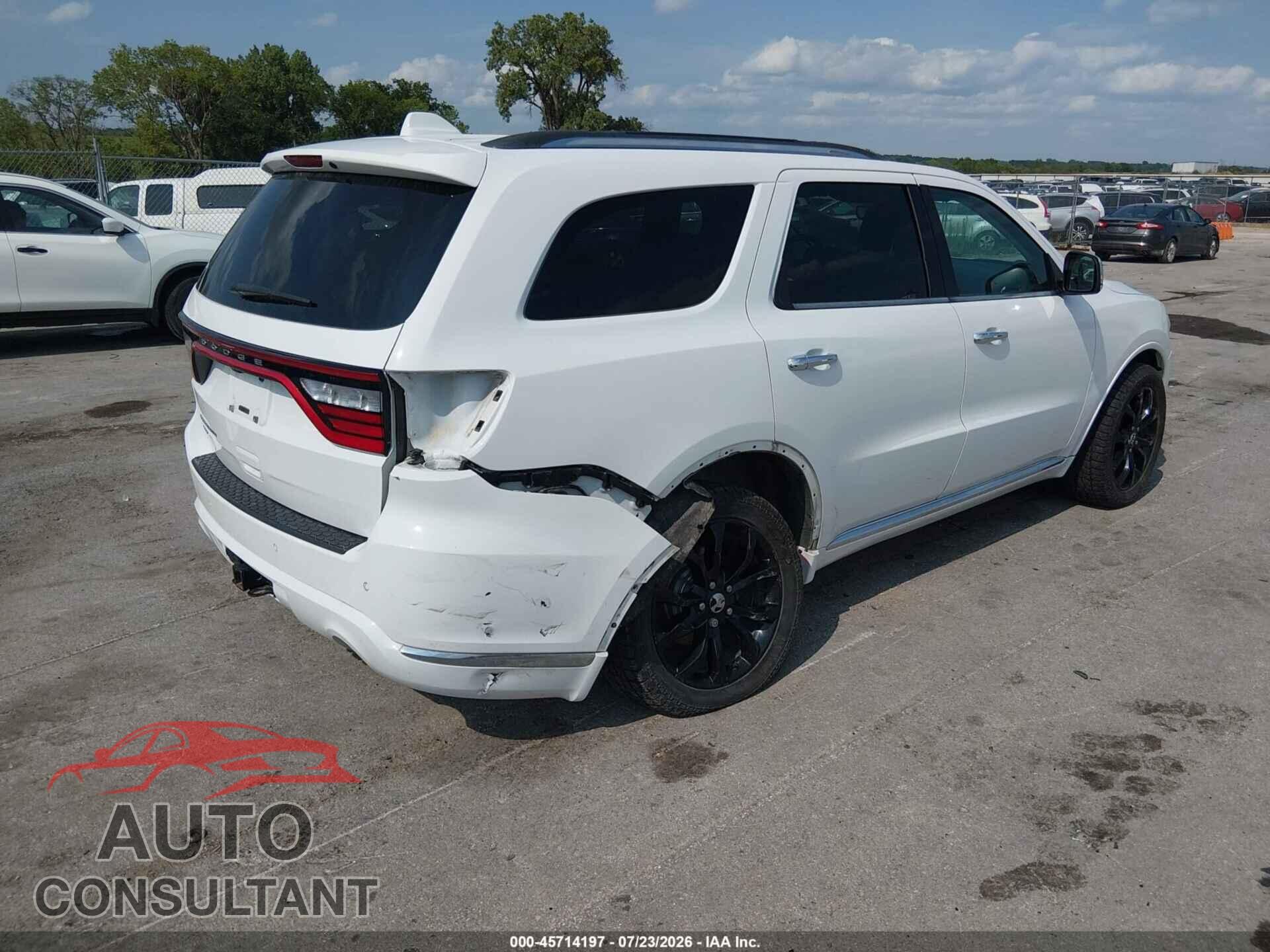 DODGE DURANGO 2017 - 1C4RDJEG8HC697421