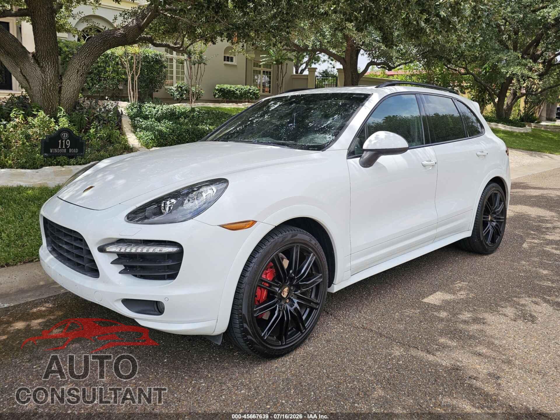 PORSCHE CAYENNE 2013 - WP1AD2A26DLA73039