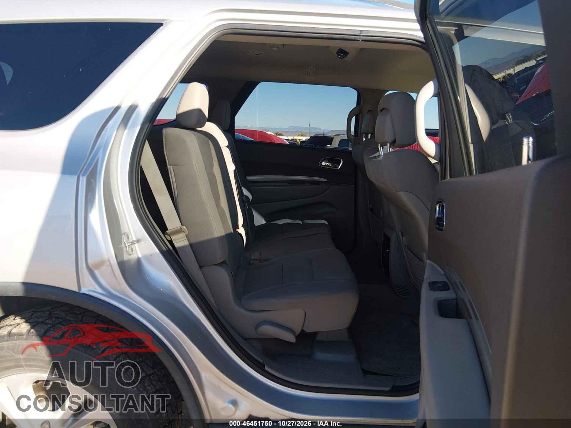 DODGE DURANGO 2012 - 1C4RDJAG8CC212855