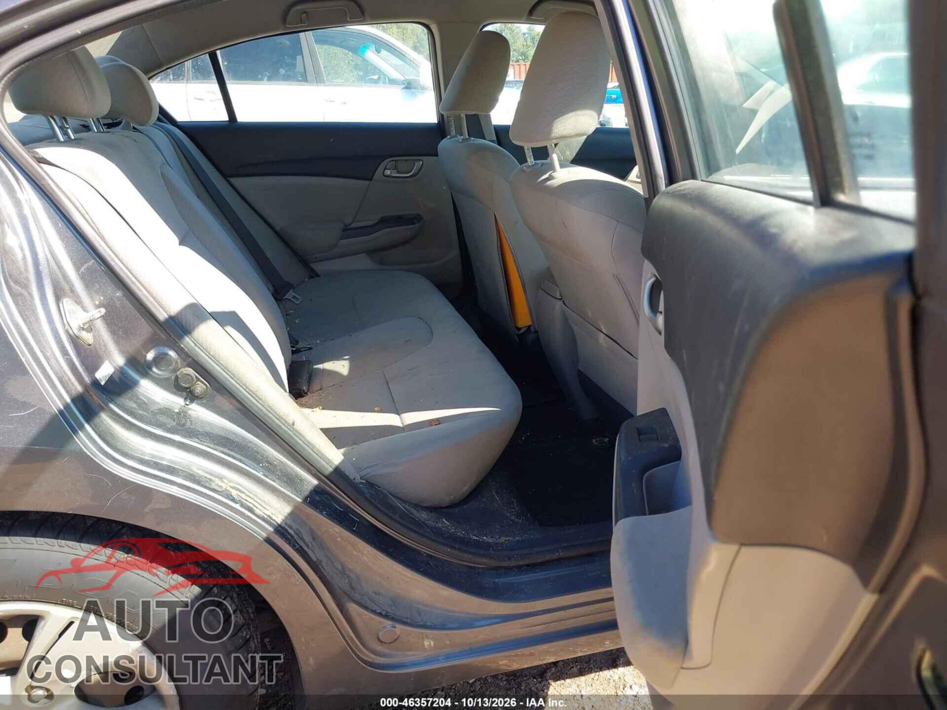 HONDA CIVIC 2013 - 19XFB2F56DE217830