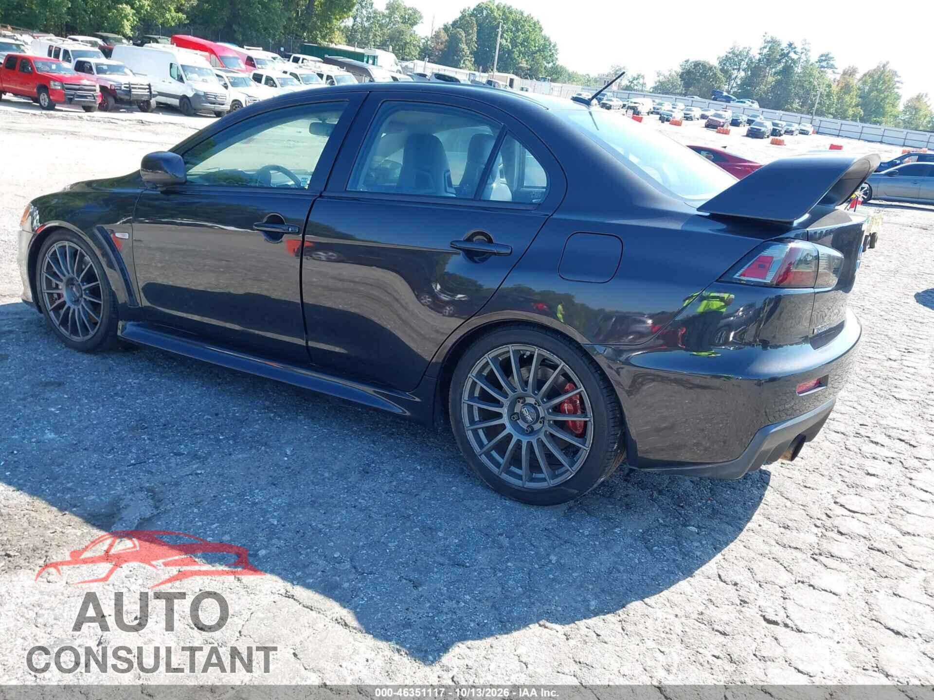 MITSUBISHI LANCER EVOLUTION 2011 - JA32W8FV8BU038451