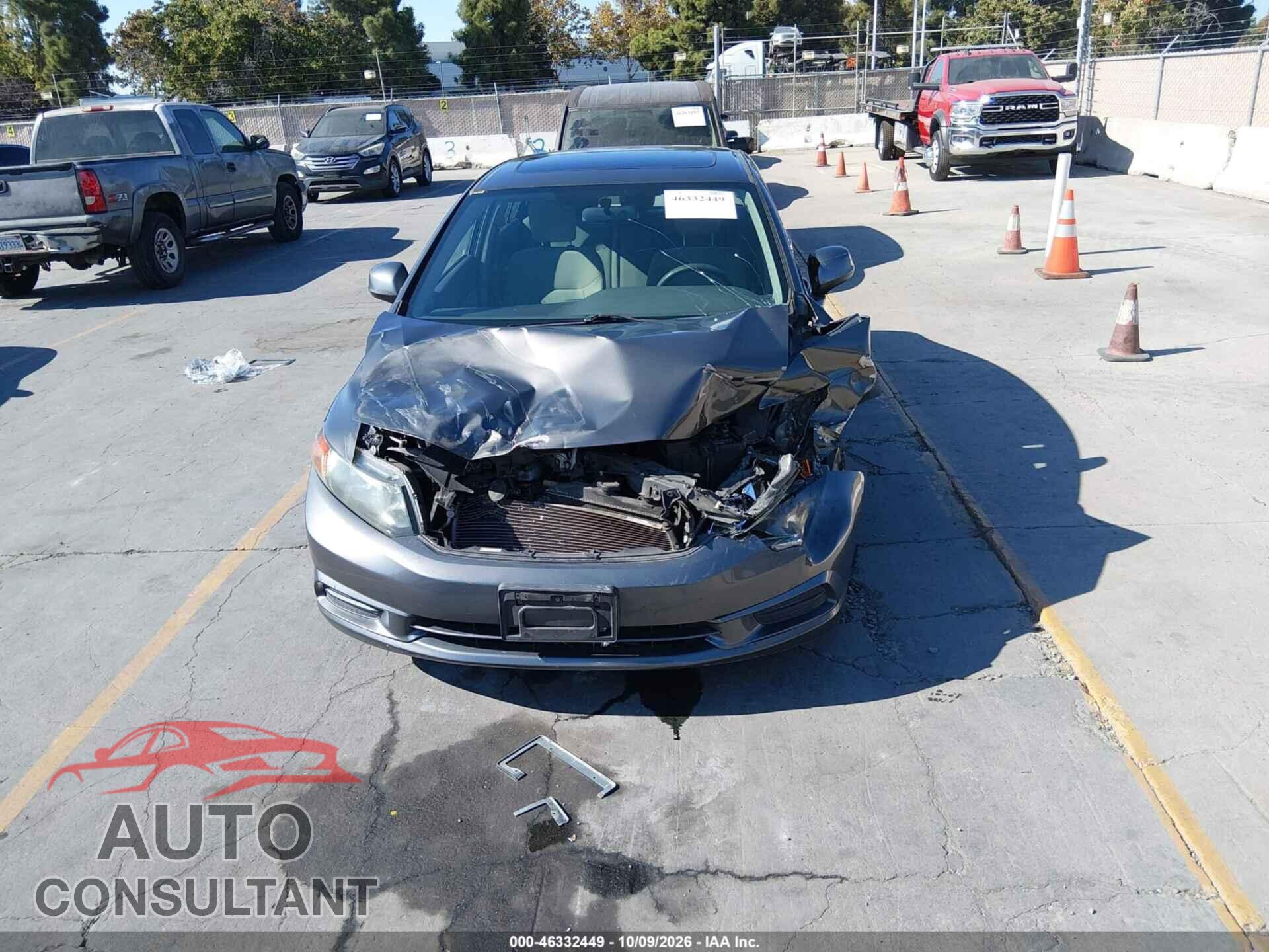 HONDA CIVIC 2012 - 2HGFB2F88CH607875