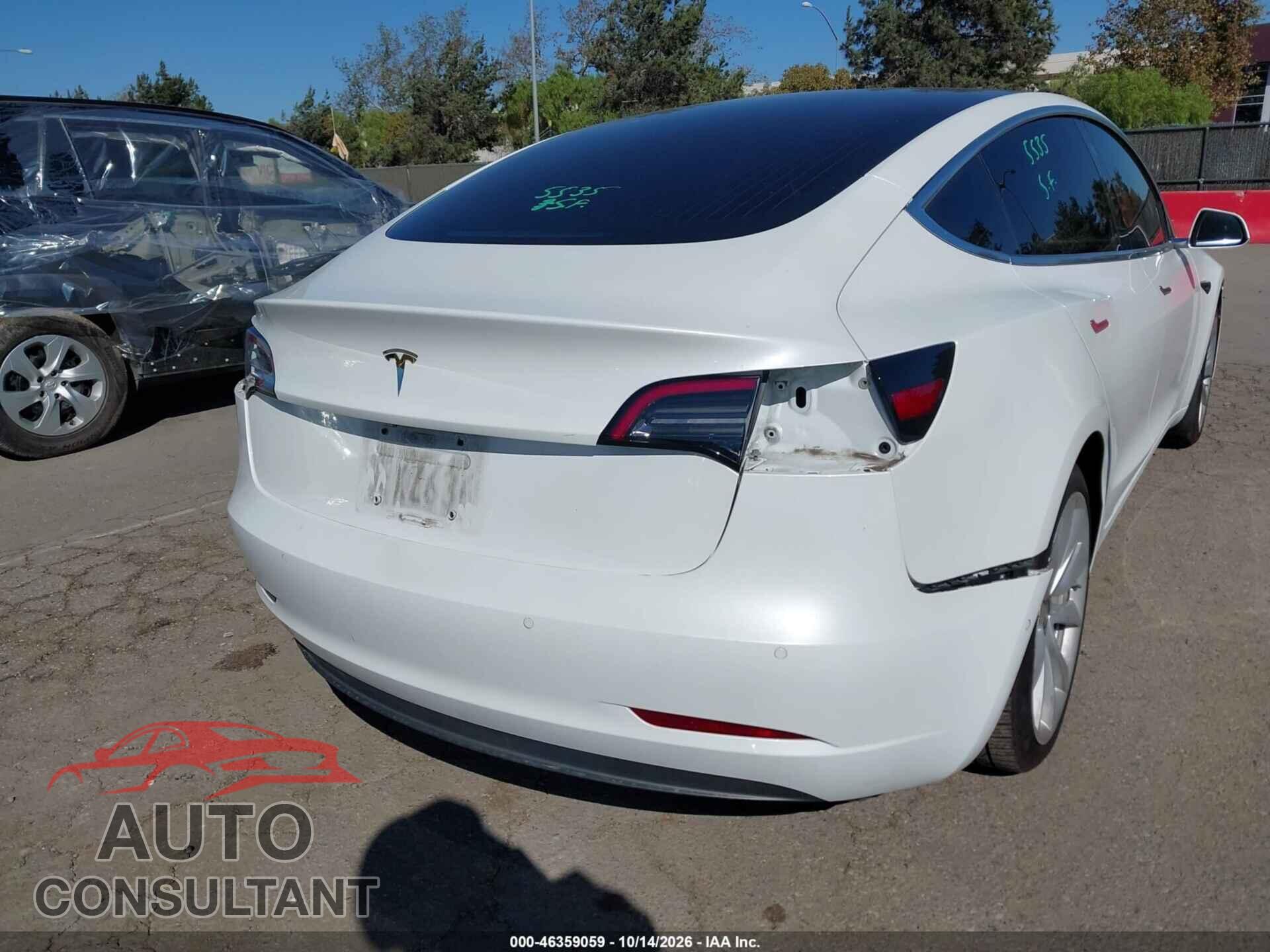 TESLA MODEL 3 2018 - 5YJ3E1EA3JF025189