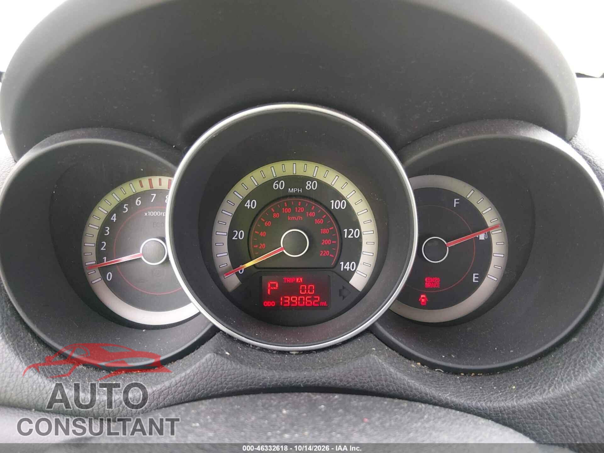 KIA FORTE 2011 - KNAFT4A24B5378169