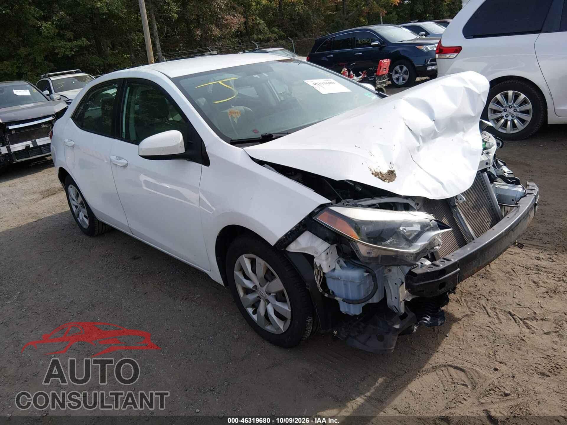 TOYOTA COROLLA 2015 - 2T1BURHE2FC472913