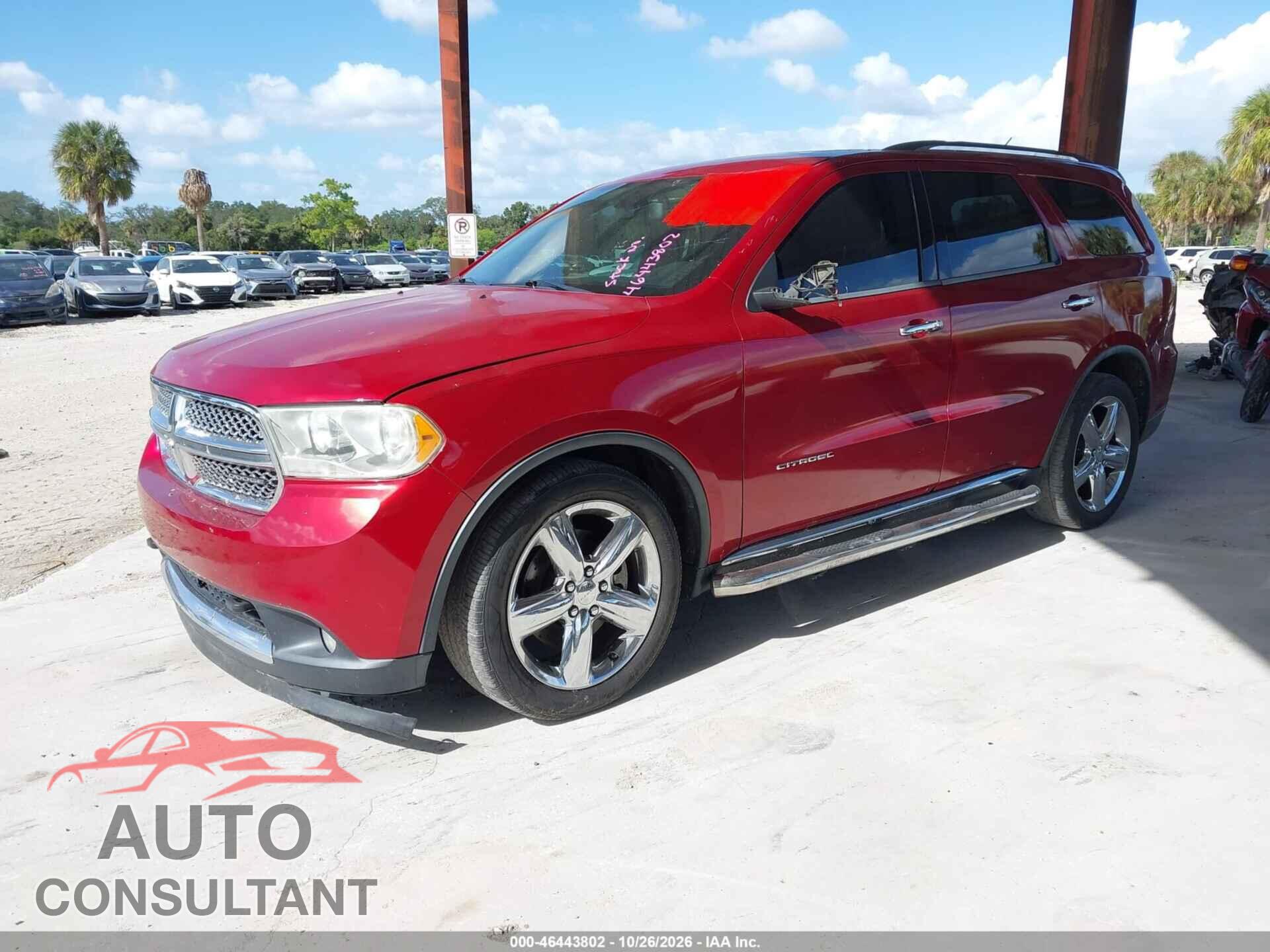 DODGE DURANGO 2011 - 1D4SE5GT2BC689017