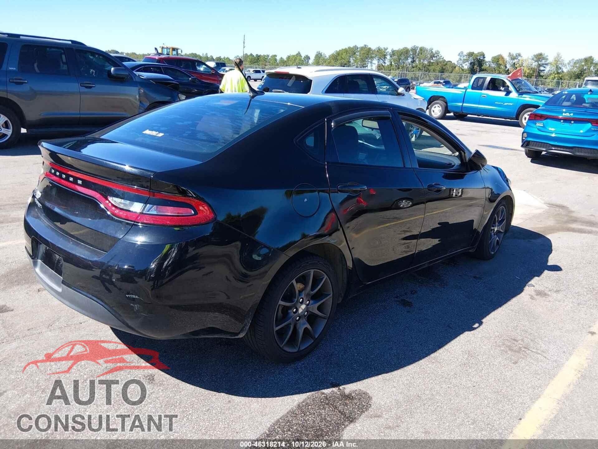 DODGE DART 2016 - 1C3CDFAA9GD533824