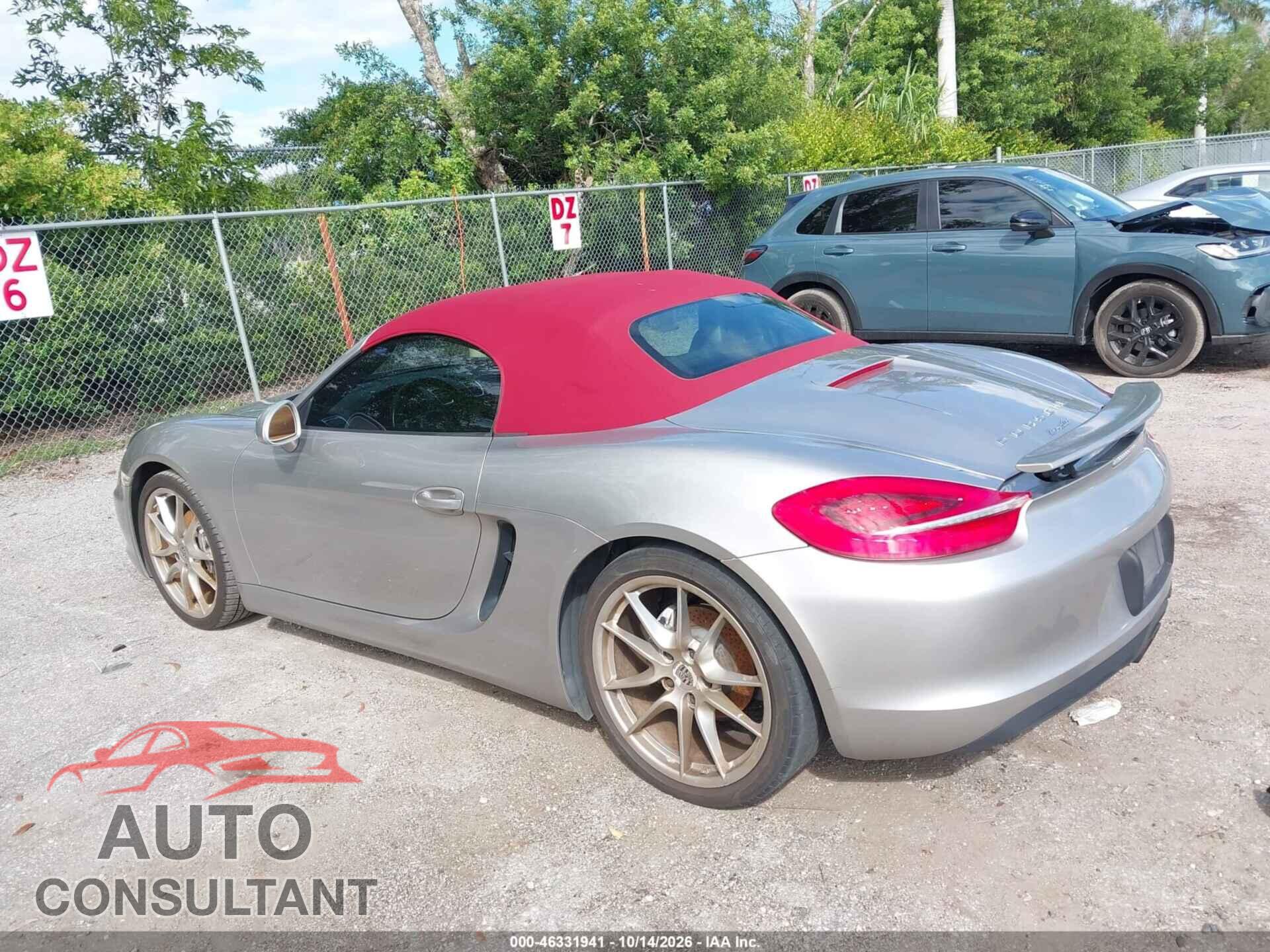 PORSCHE BOXSTER 2013 - WP0CA2A88DK112386