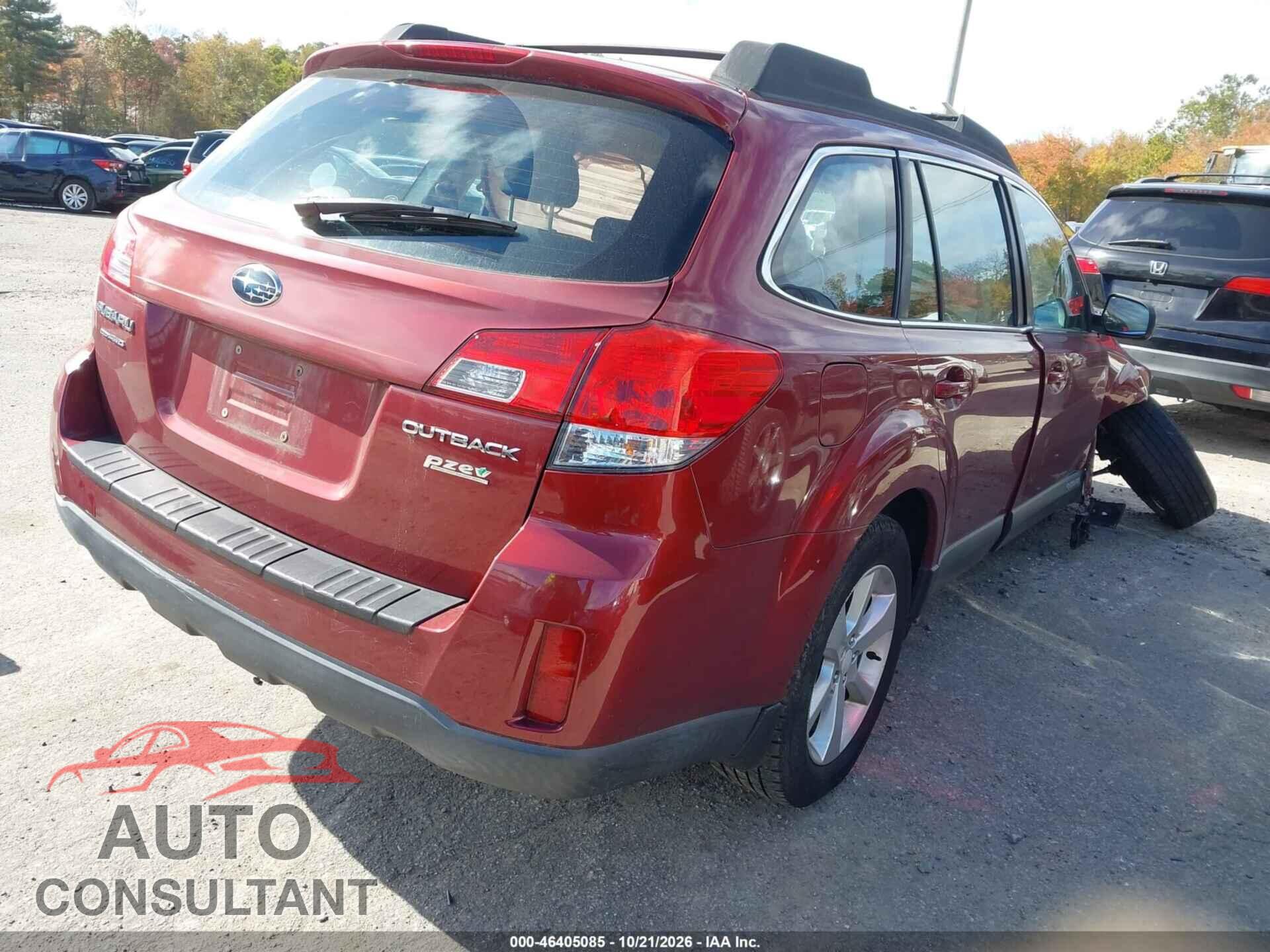 SUBARU OUTBACK 2014 - 4S4BRBAC4E3310091