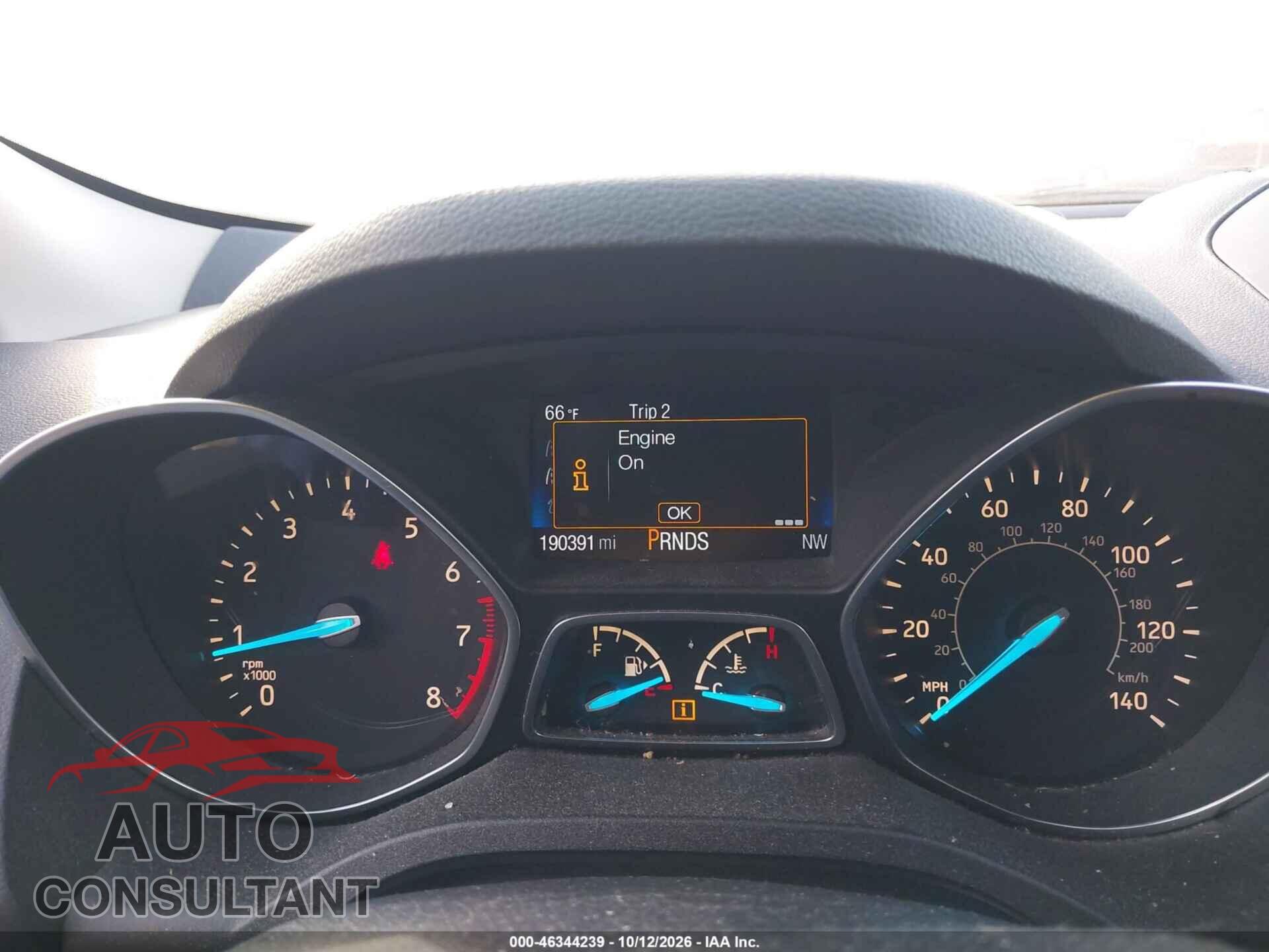 FORD ESCAPE 2017 - 1FMCU0F71HUB28009