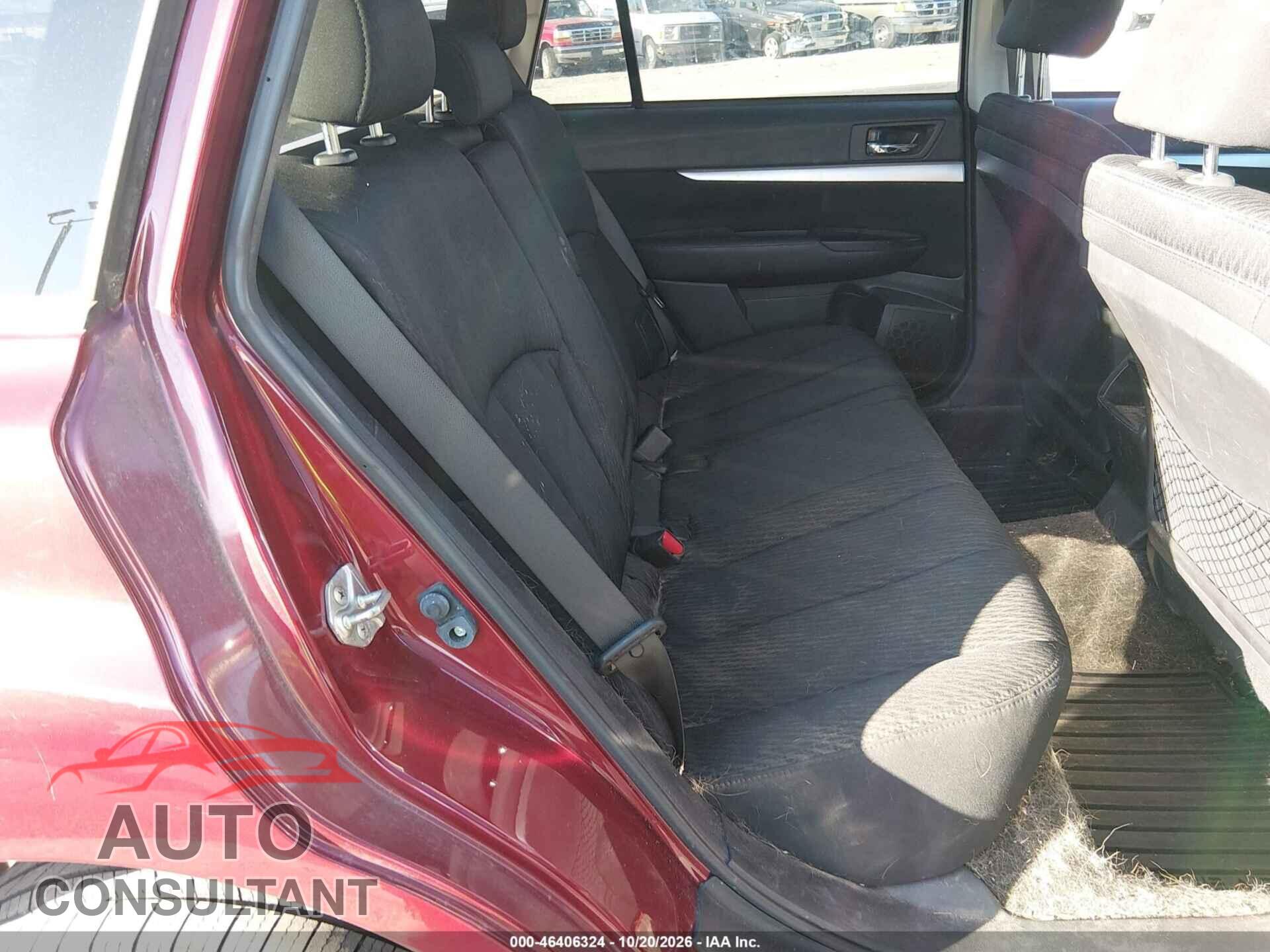 SUBARU OUTBACK 2012 - 4S4BRCCC3C3237229