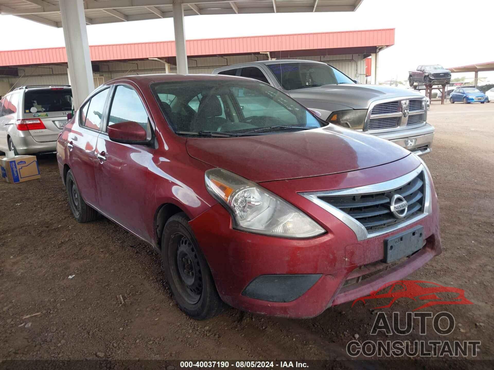 NISSAN VERSA 2016 - 3N1CN7AP1GL877714