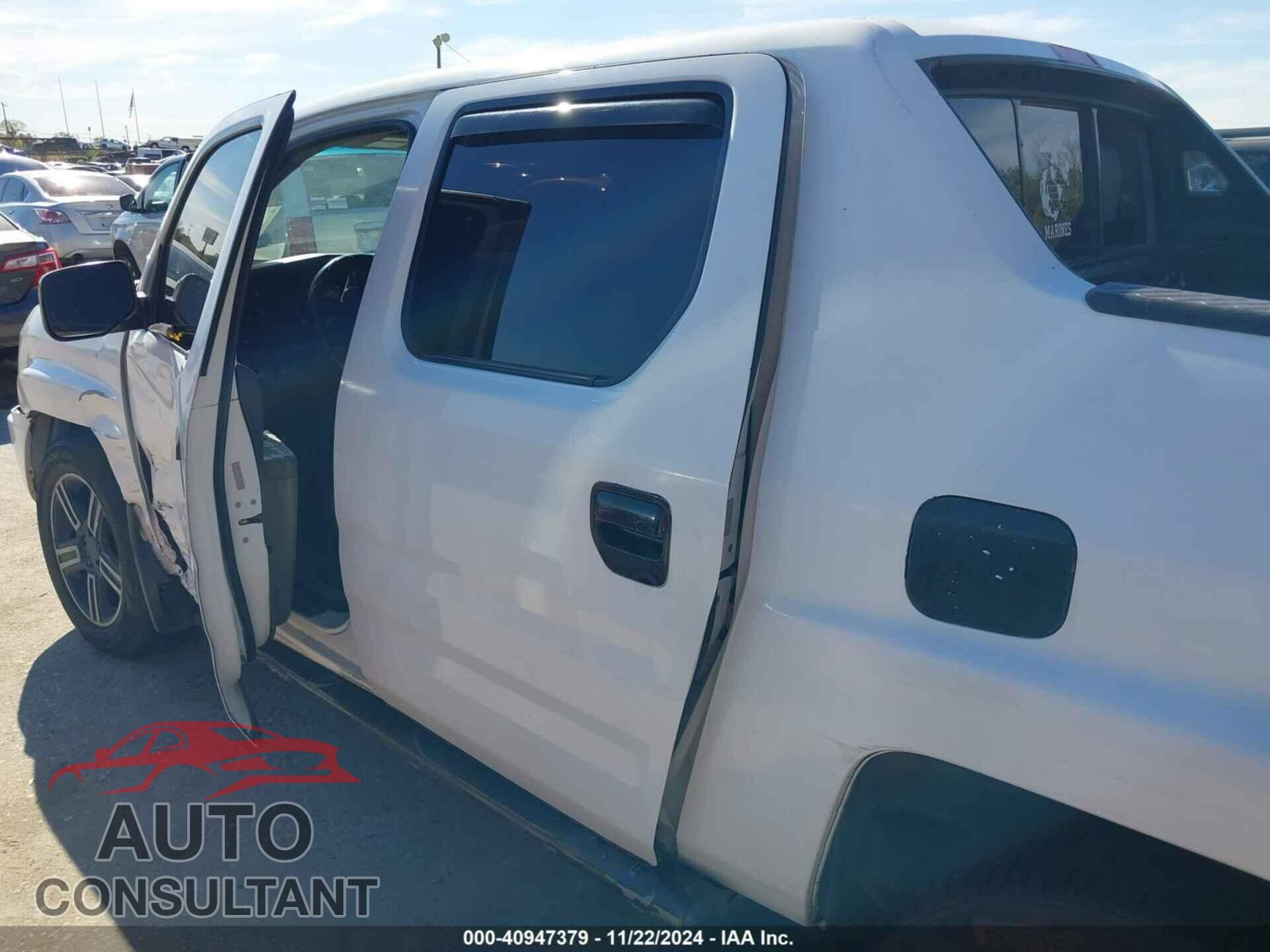 HONDA RIDGELINE 2012 - 5FPYK1F55CB452755