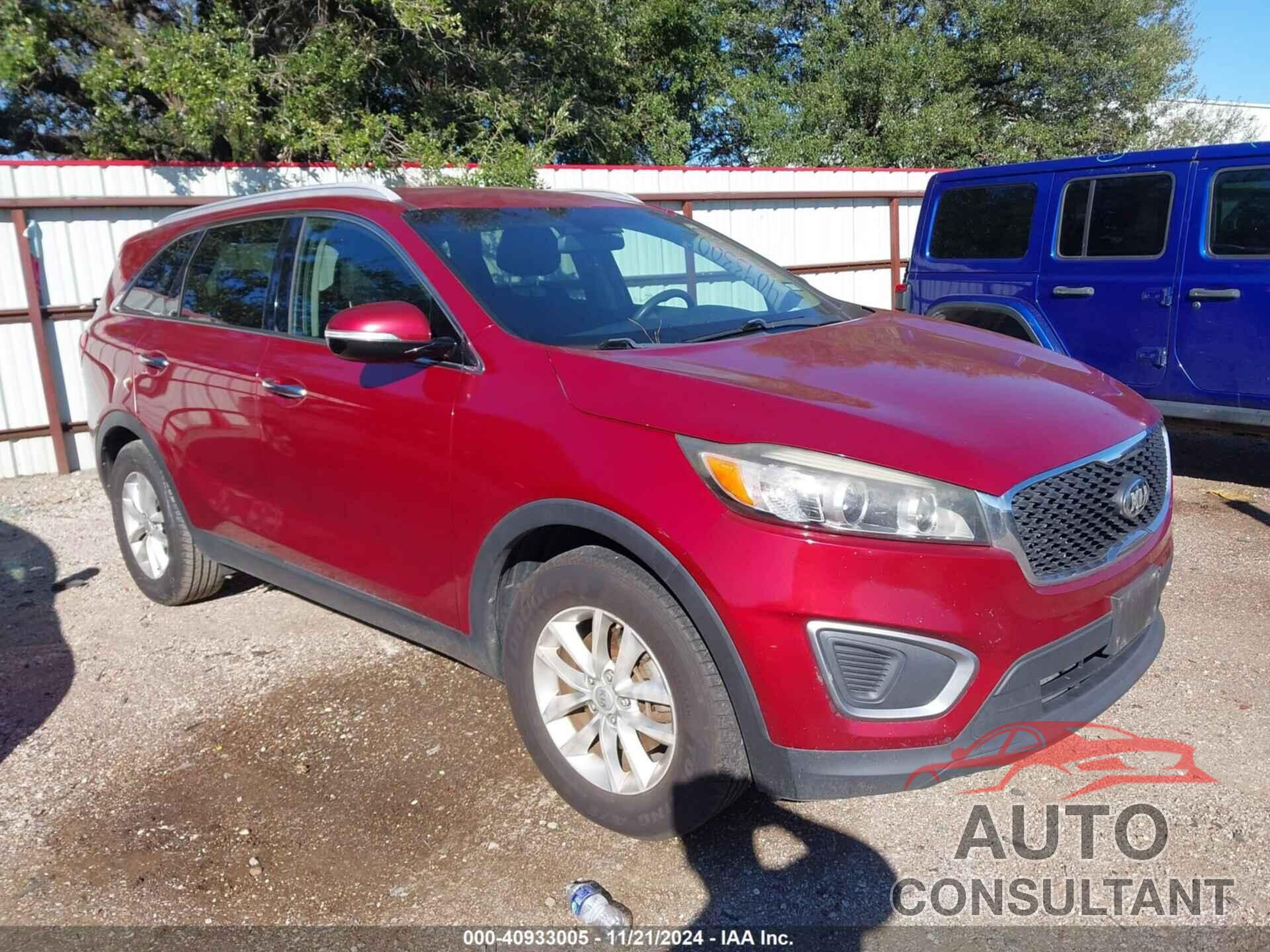 KIA SORENTO 2016 - 5XYPG4A35GG074013