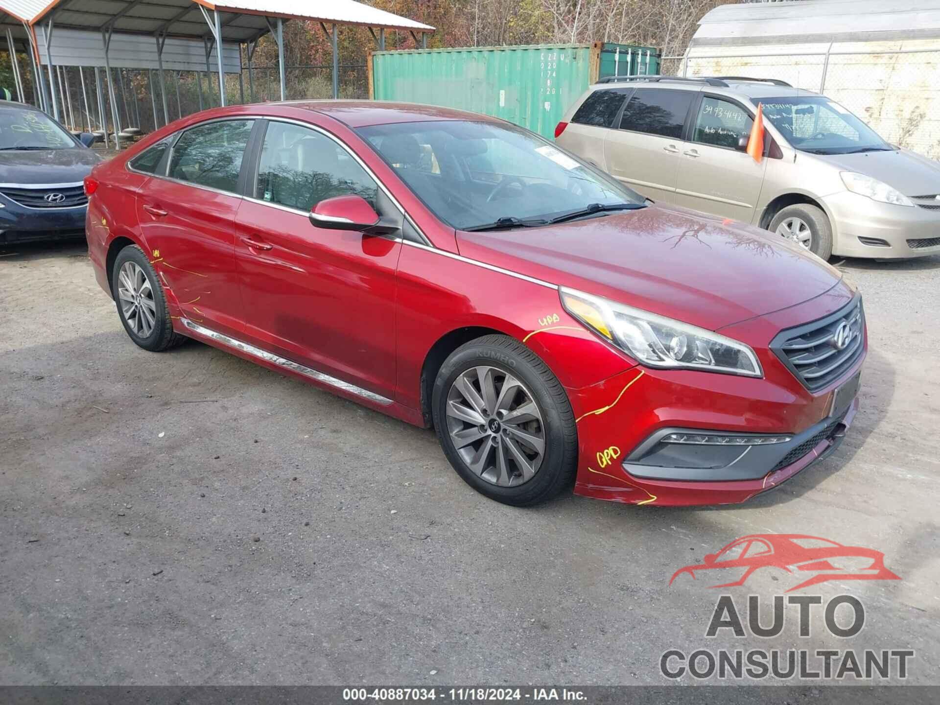 HYUNDAI SONATA 2015 - 5NPE34AF9FH102898