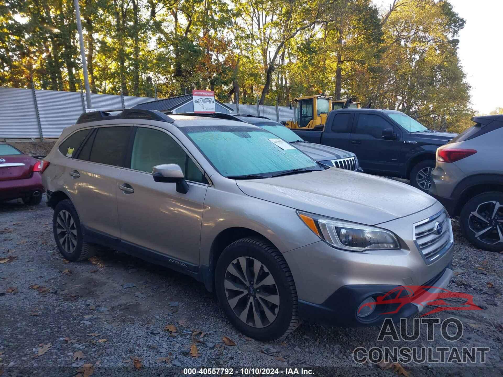 SUBARU OUTBACK 2016 - 4S4BSENC7G3333366