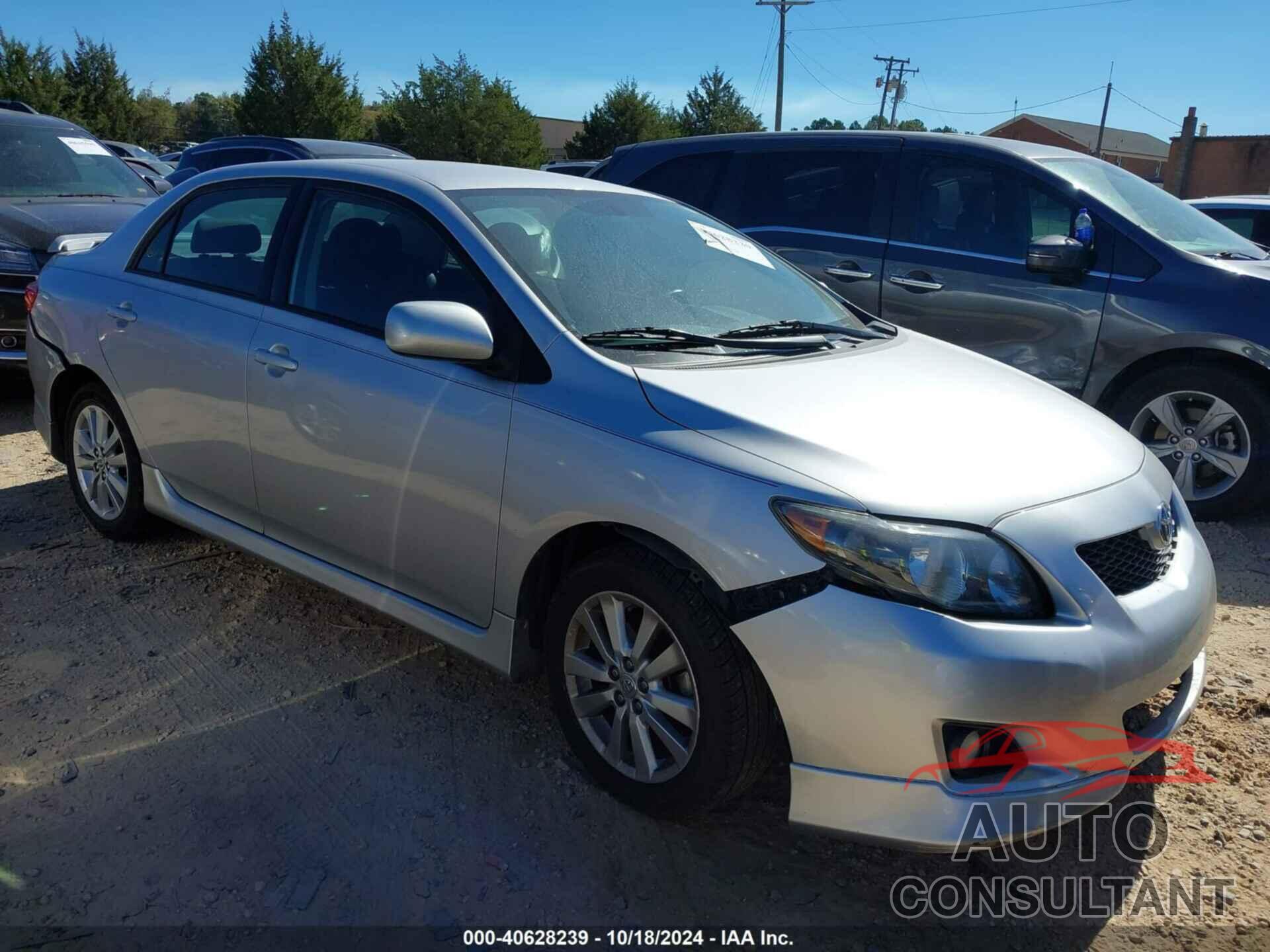 TOYOTA COROLLA 2009 - 1NXBU40E79Z116880