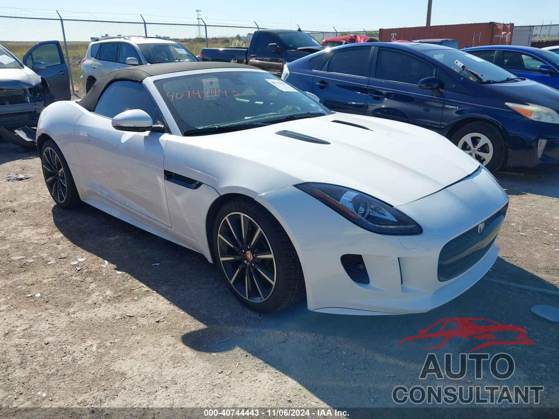 JAGUAR F-TYPE 2016 - SAJWA6ETXG8K28758