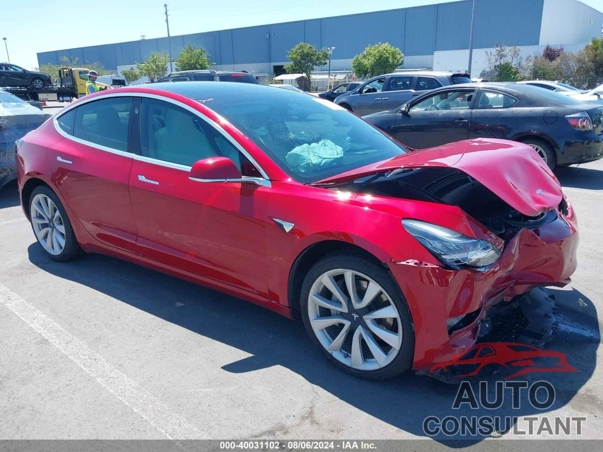 TESLA MODEL 3 2019 - 5YJ3E1EB9KF450877