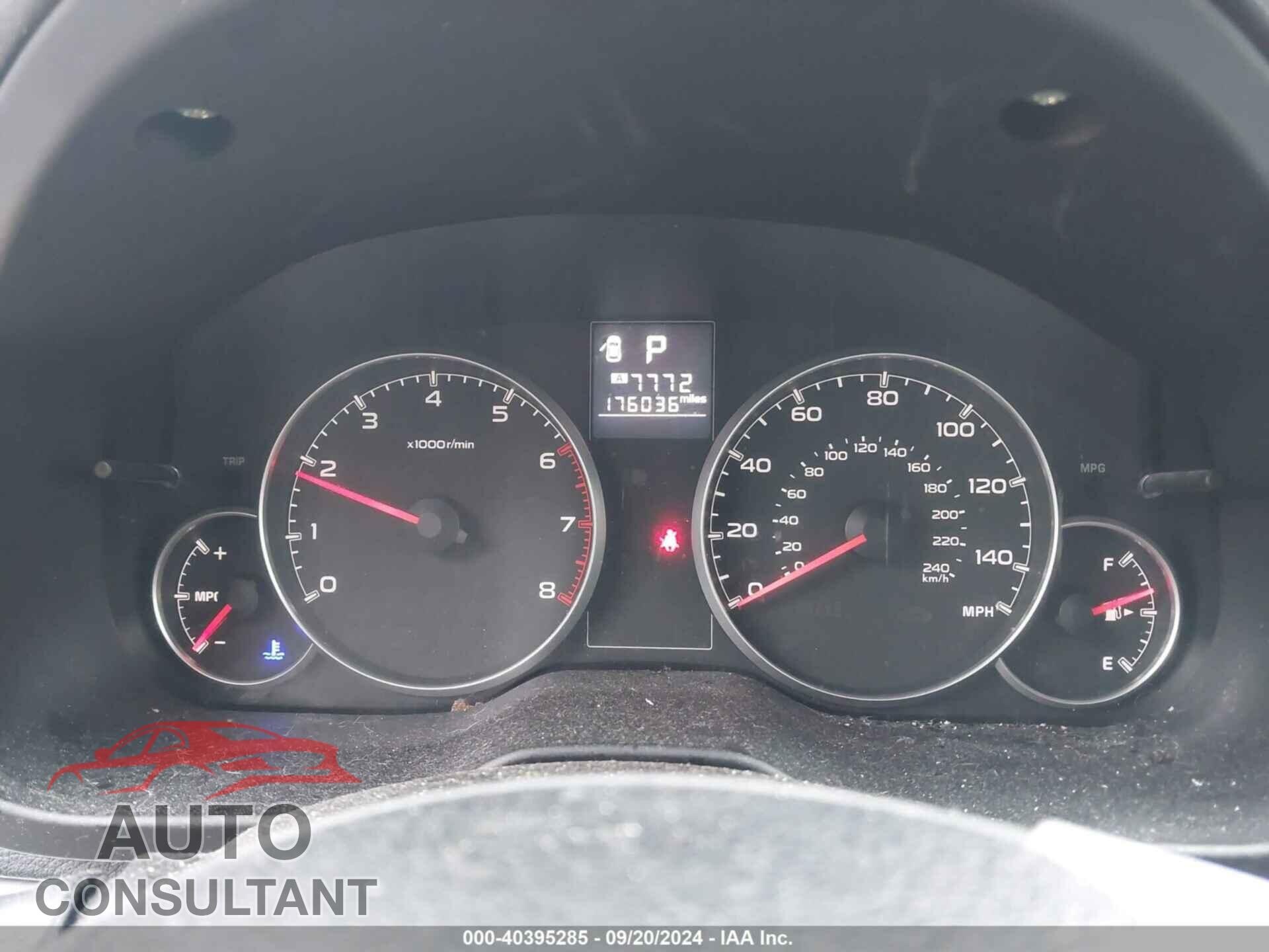 SUBARU OUTBACK 2013 - 4S4BRBCC5D3299937