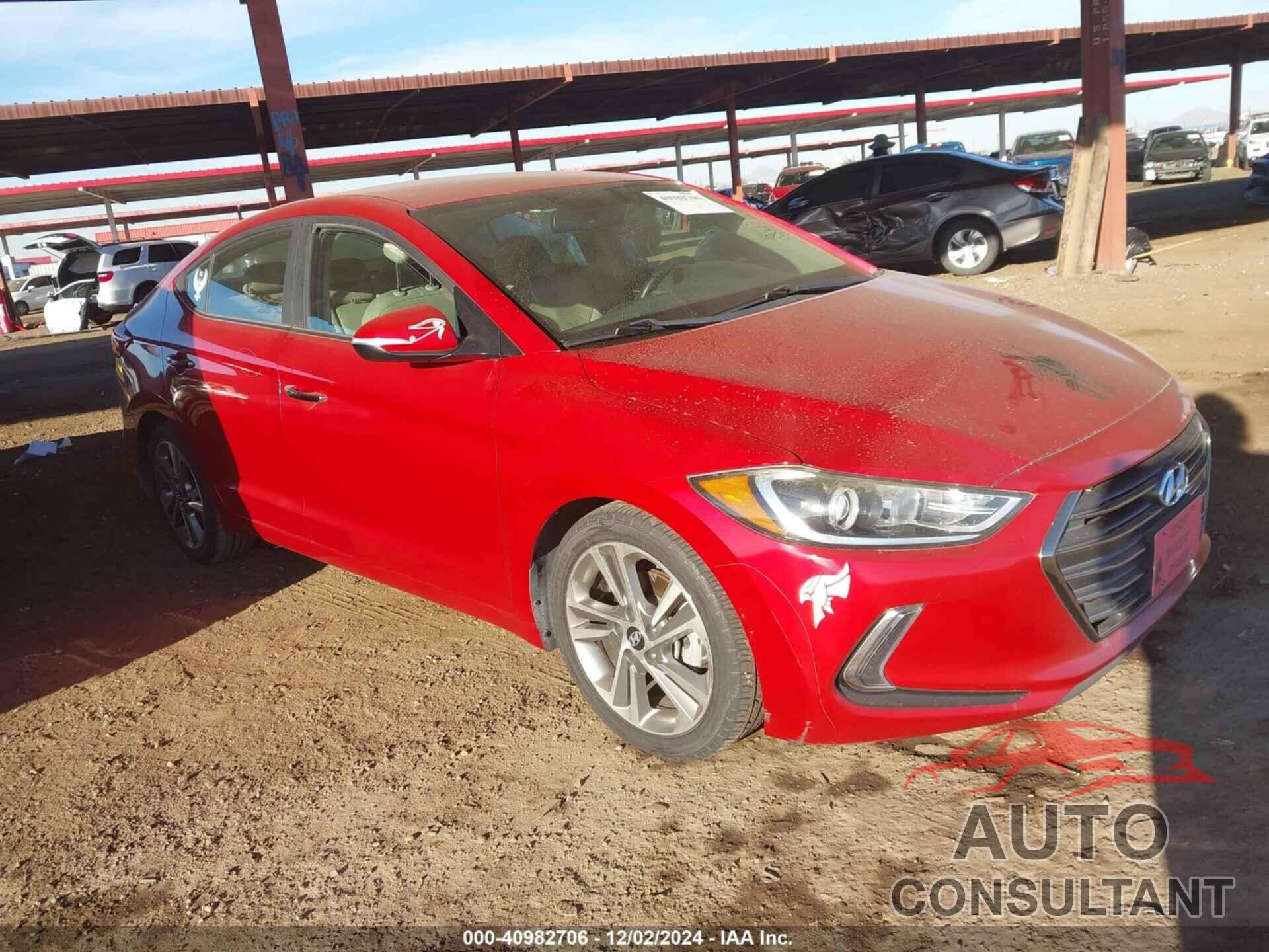HYUNDAI ELANTRA 2017 - 5NPD84LF5HH041983
