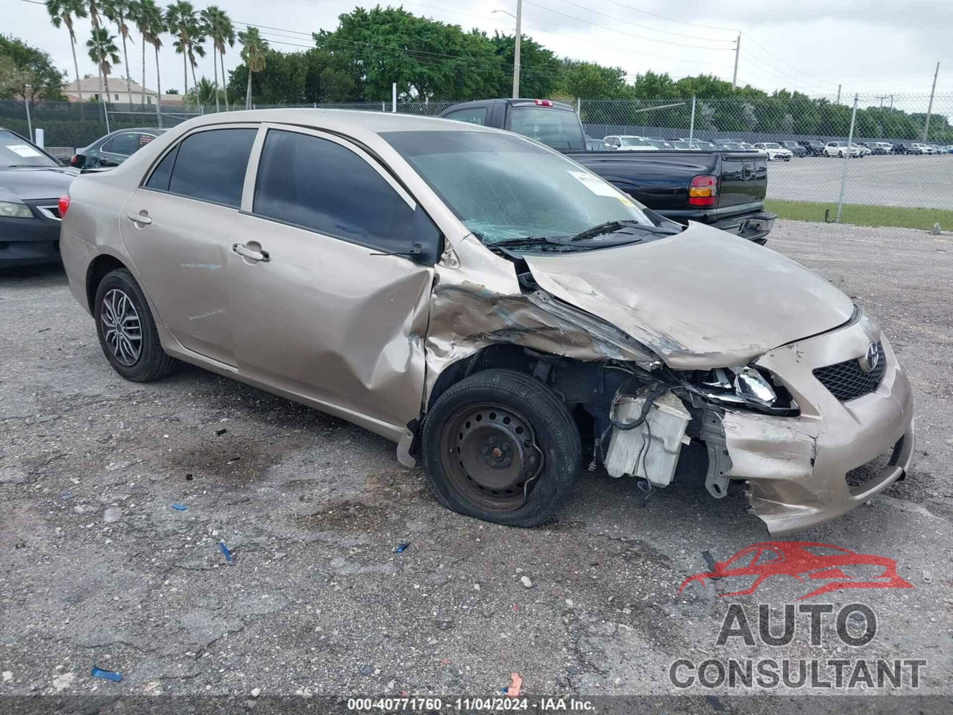 TOYOTA COROLLA 2009 - 1NXBU40E79Z113073
