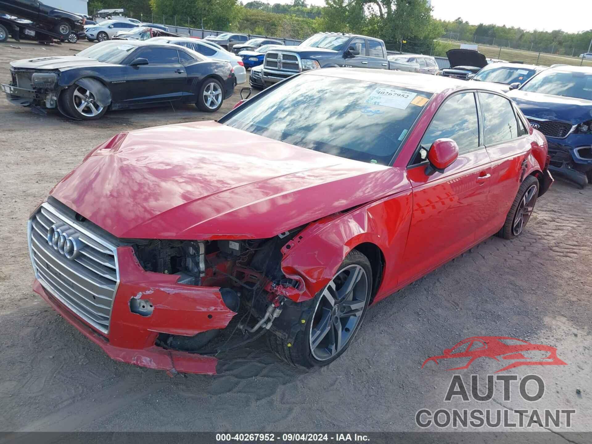 AUDI A4 2017 - WAUGNAF4XHN007775