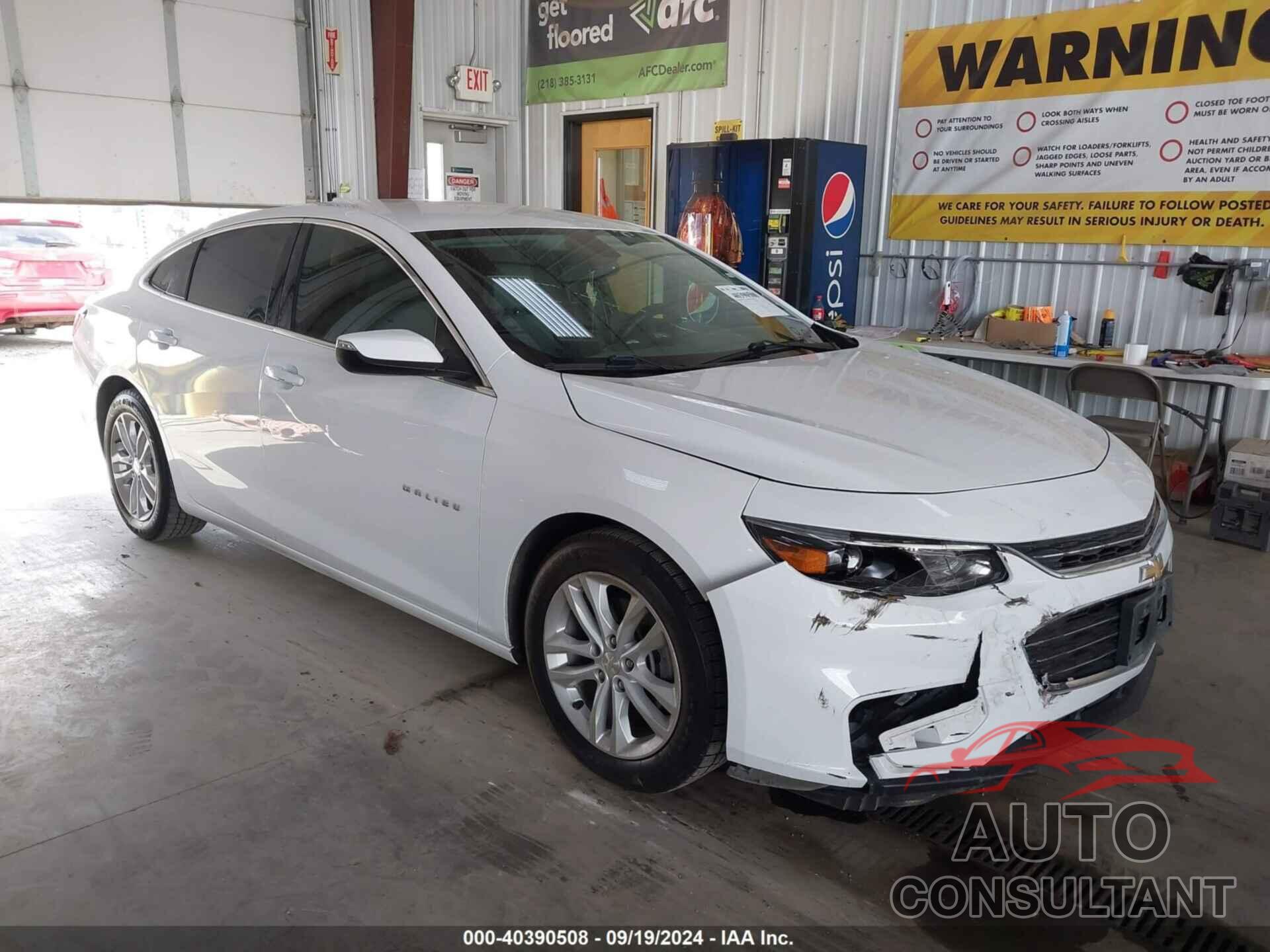 CHEVROLET MALIBU 2016 - 1G1ZE5ST4GF356738