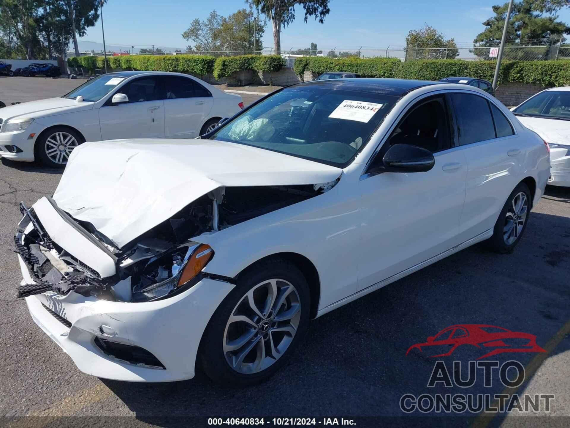 MERCEDES-BENZ C 300 2018 - WDDWF4JB5JR389513