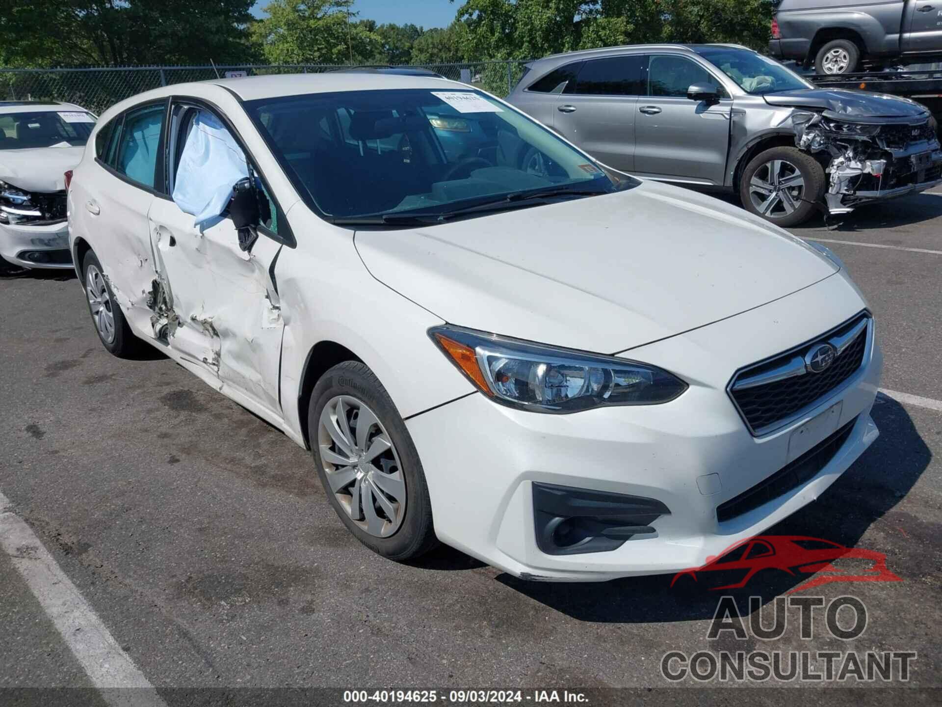 SUBARU IMPREZA 2018 - 4S3GTAA66J3714603