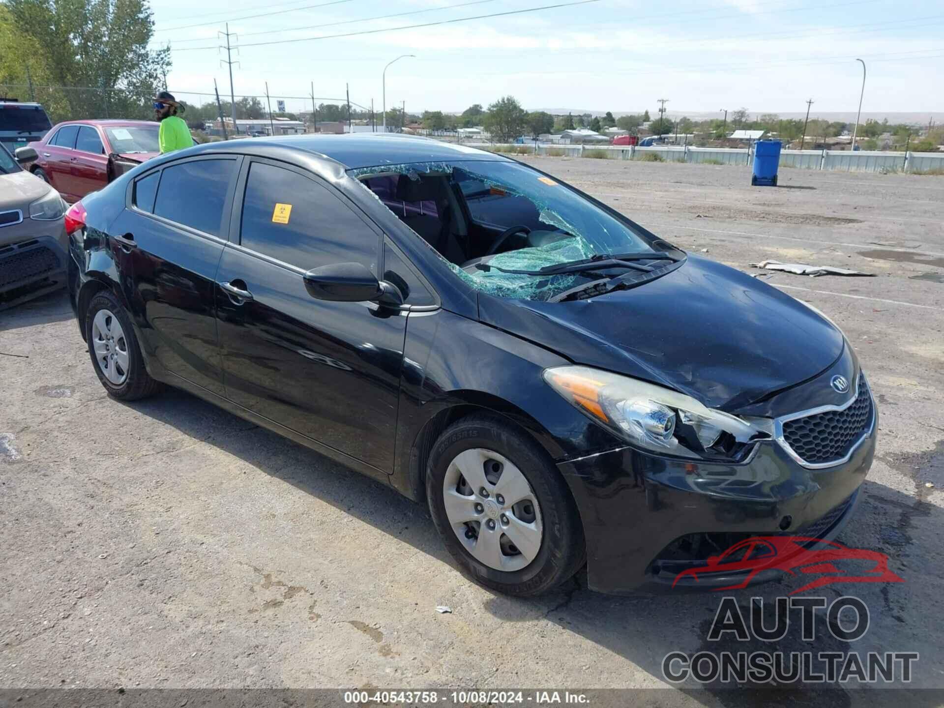 KIA FORTE 2016 - KNAFK4A68G5555240