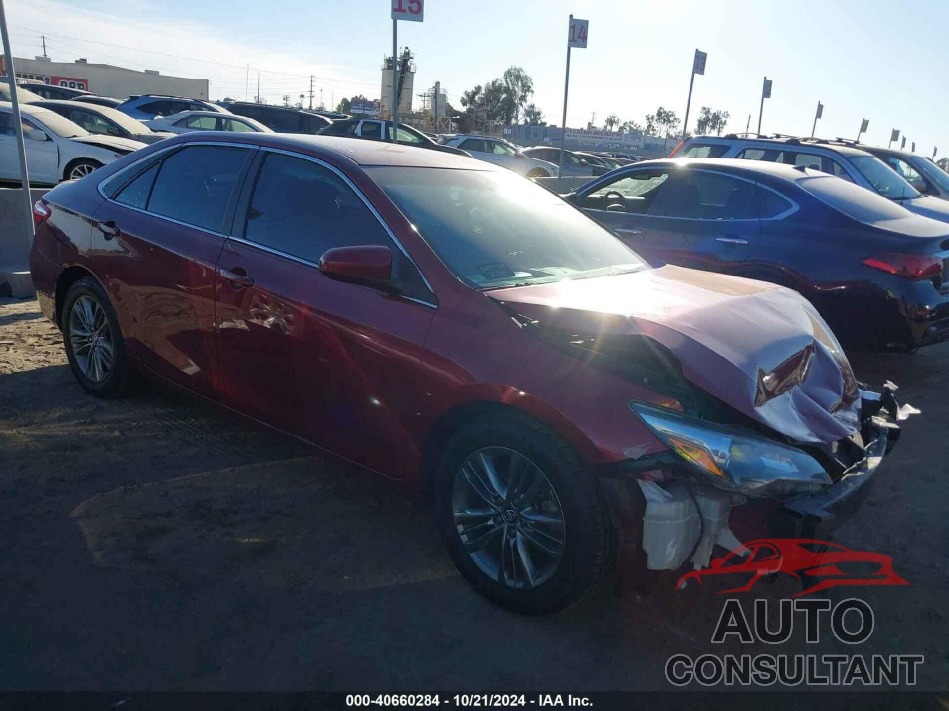 TOYOTA CAMRY 2016 - 4T1BF1FK6GU608433