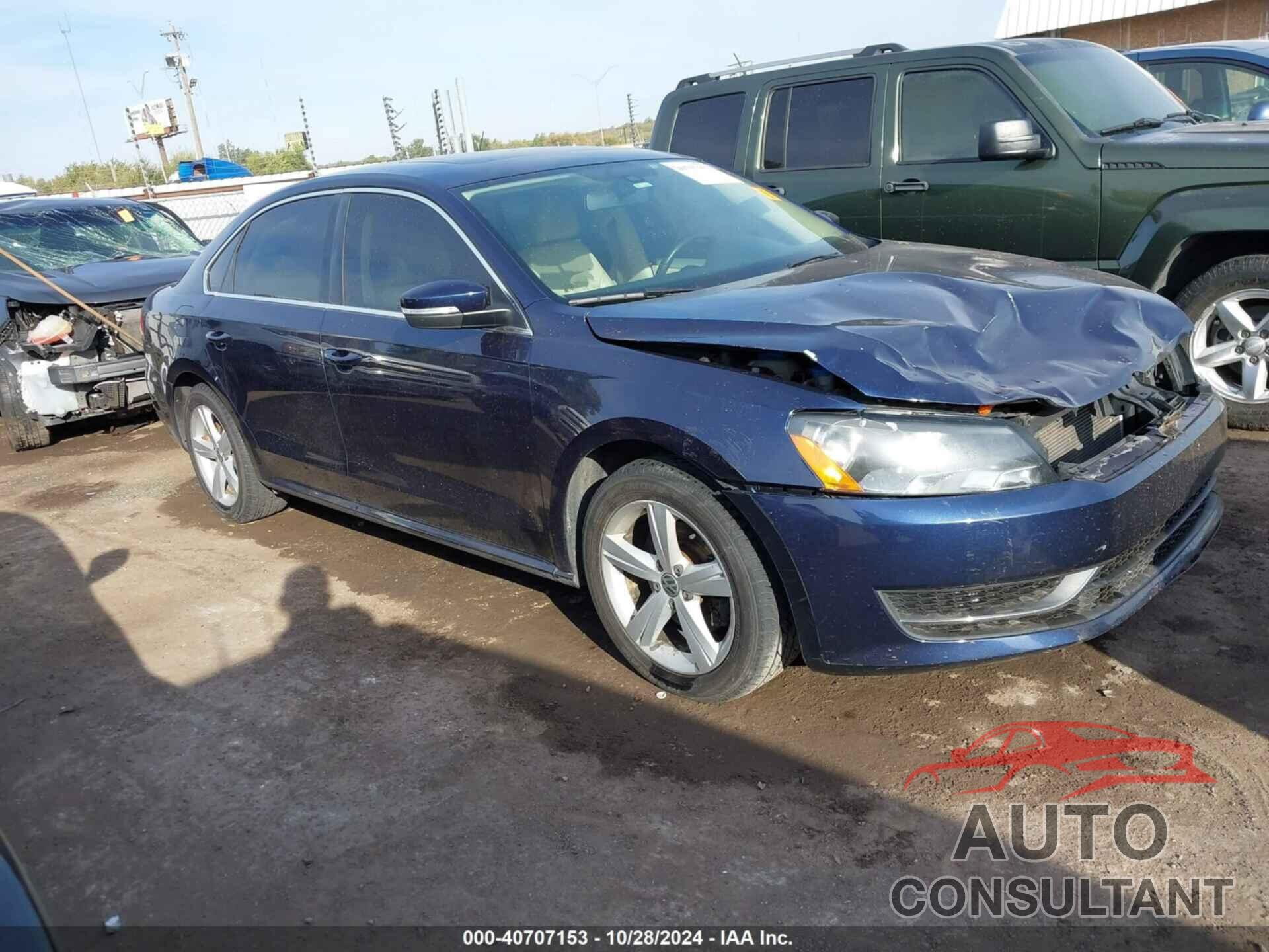 VOLKSWAGEN PASSAT 2013 - 1VWBN7A3XDC053057
