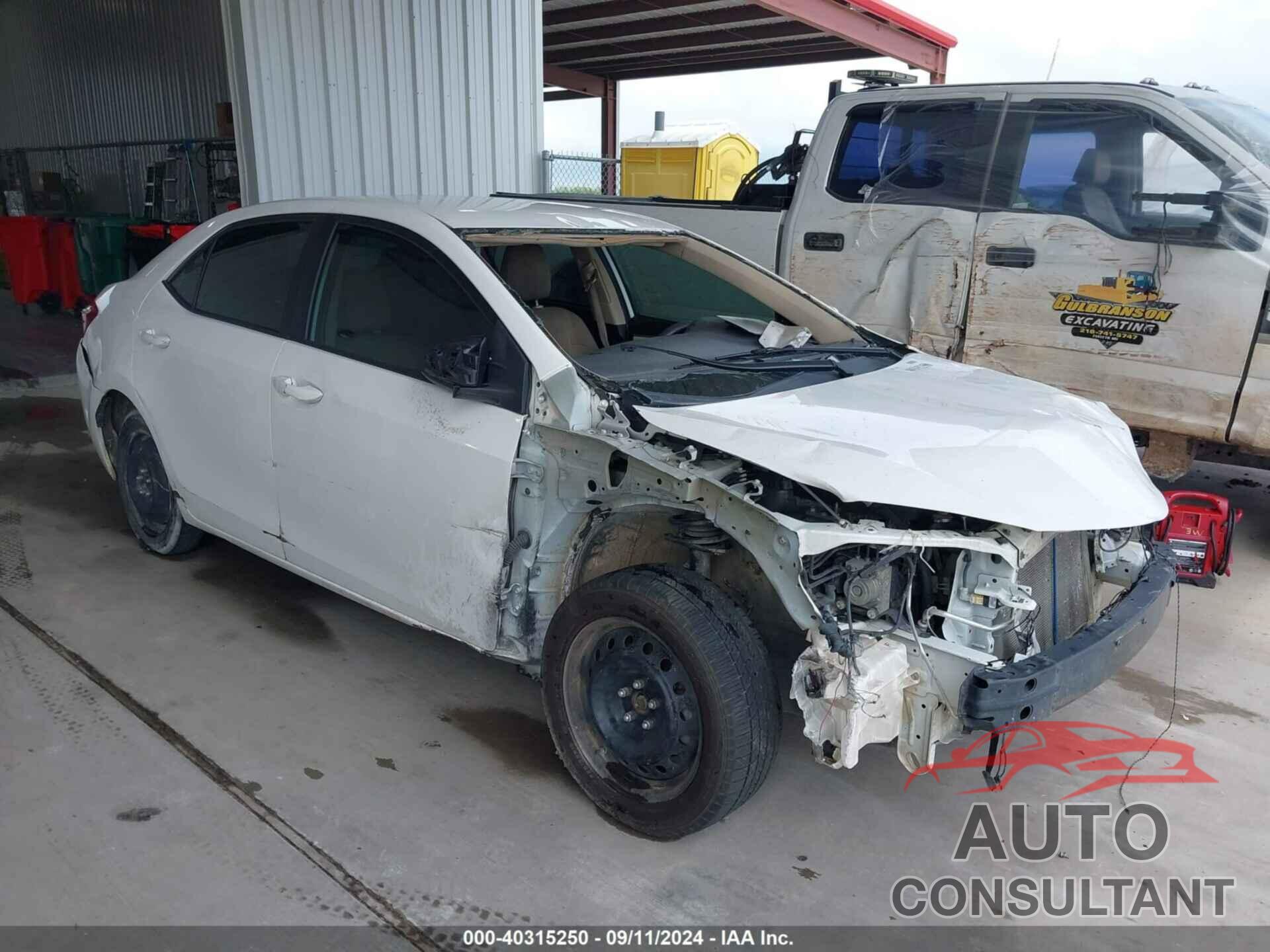 TOYOTA COROLLA 2016 - 2T1BURHE0GC552938