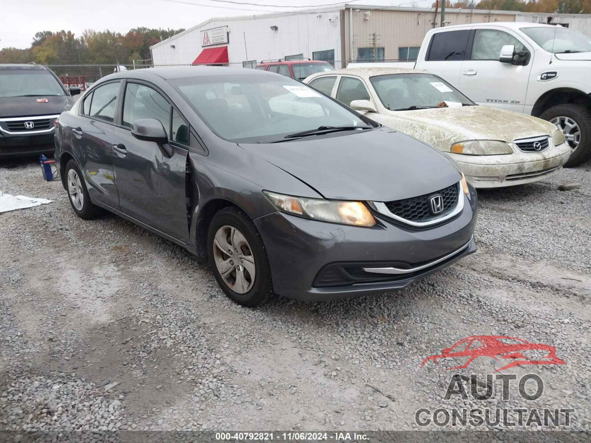 HONDA CIVIC 2013 - 19XFB2F54DE204011