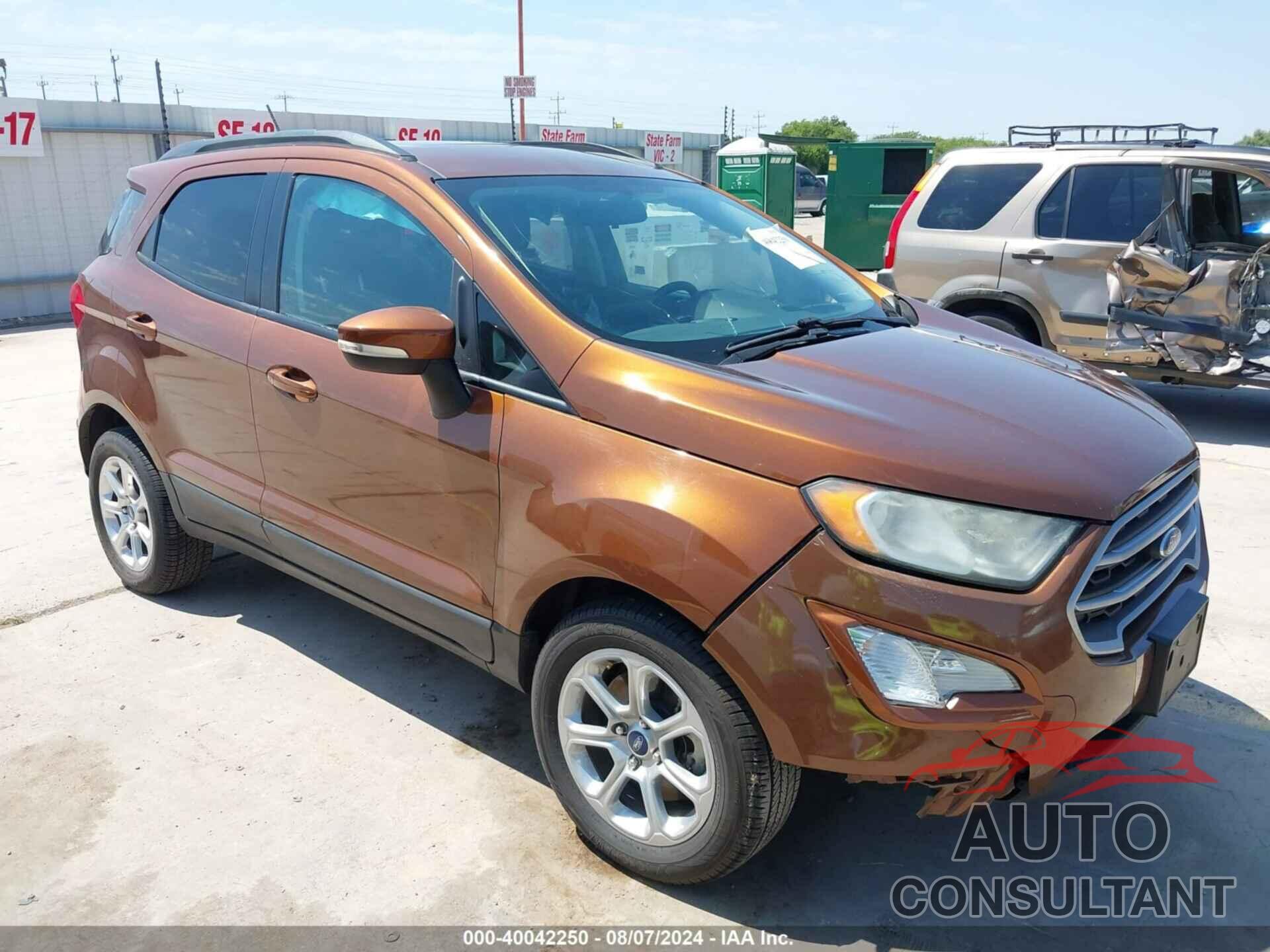 FORD ECOSPORT 2019 - MAJ3S2GE5KC254847