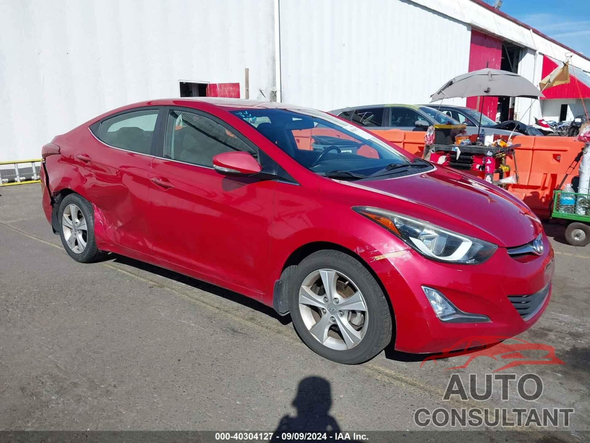 HYUNDAI ELANTRA 2016 - KMHDH4AE8GU557359