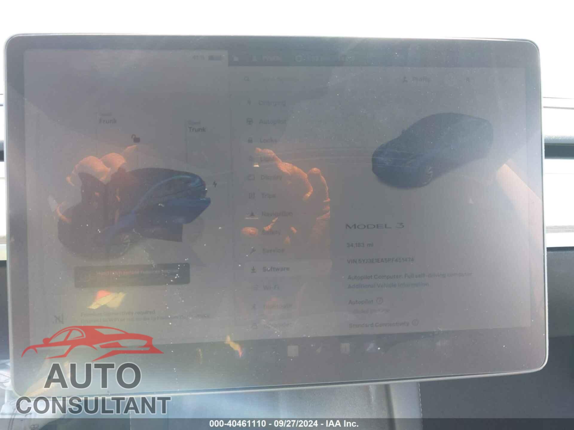 TESLA MODEL 3 2023 - 5YJ3E1EA5PF451474