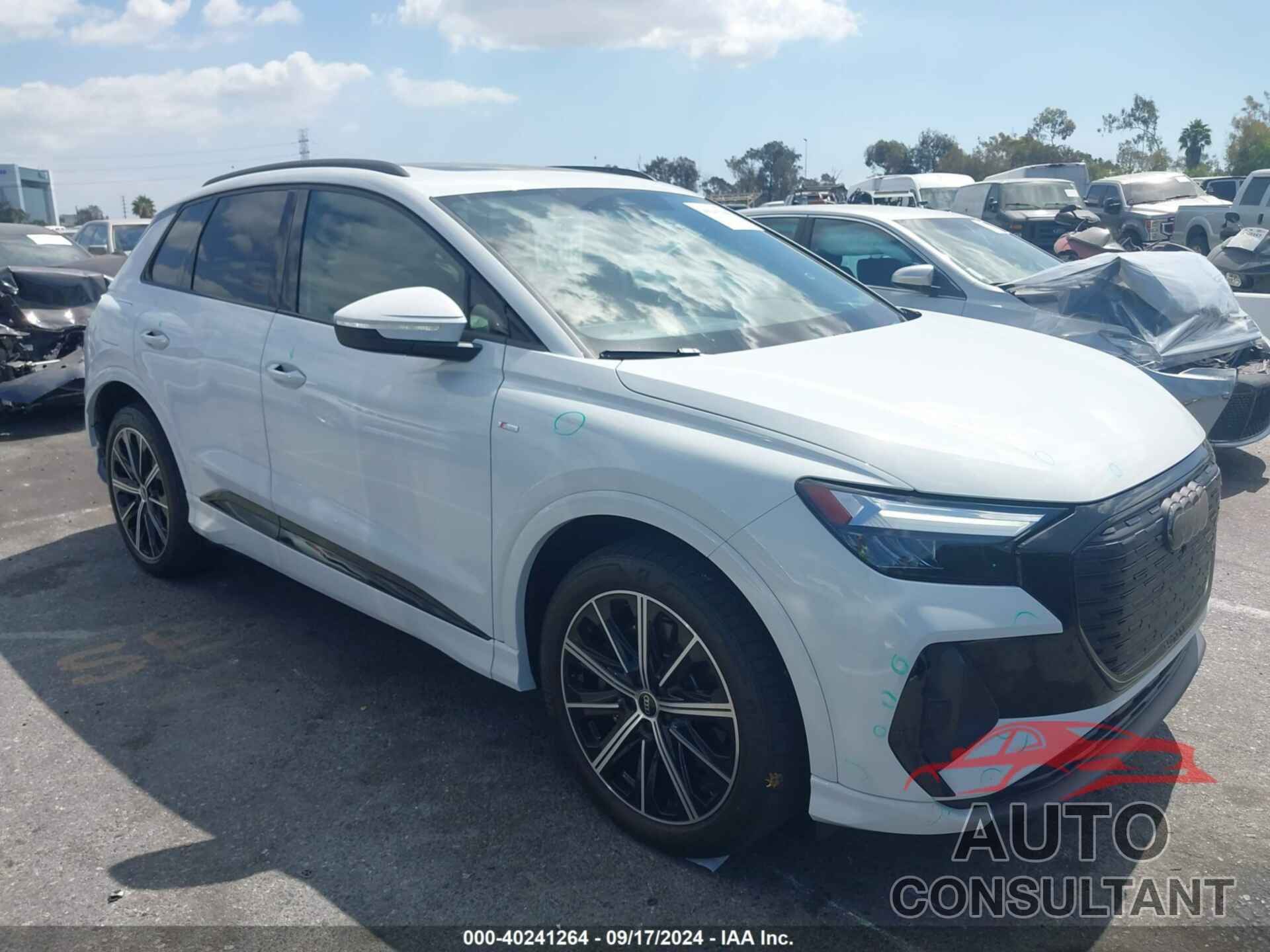 AUDI Q4 E-TRON 2022 - WA1L2BFZ8NP046757