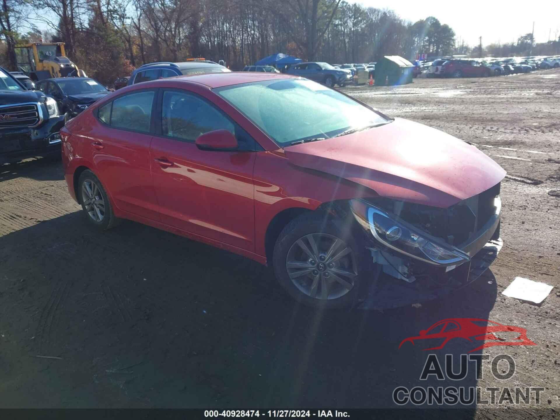 HYUNDAI ELANTRA 2018 - 5NPD84LF4JH268040