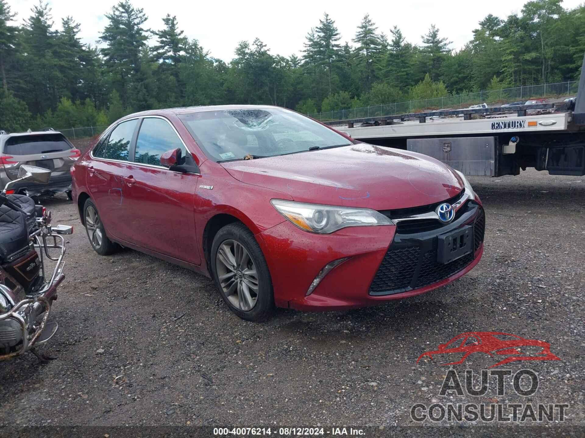 TOYOTA CAMRY HYBRID 2017 - 4T1BD1FK8HU208168