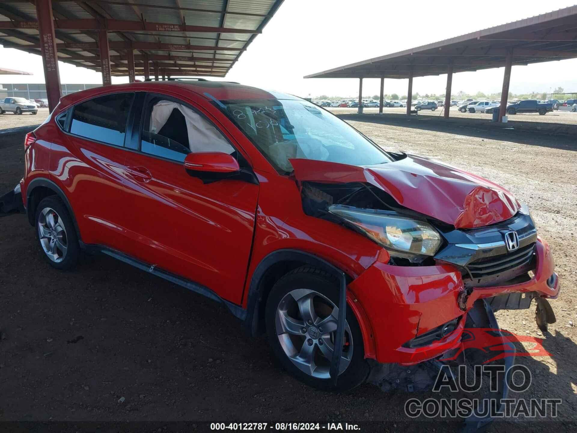 HONDA HR-V 2016 - 3CZRU5H59GM753584