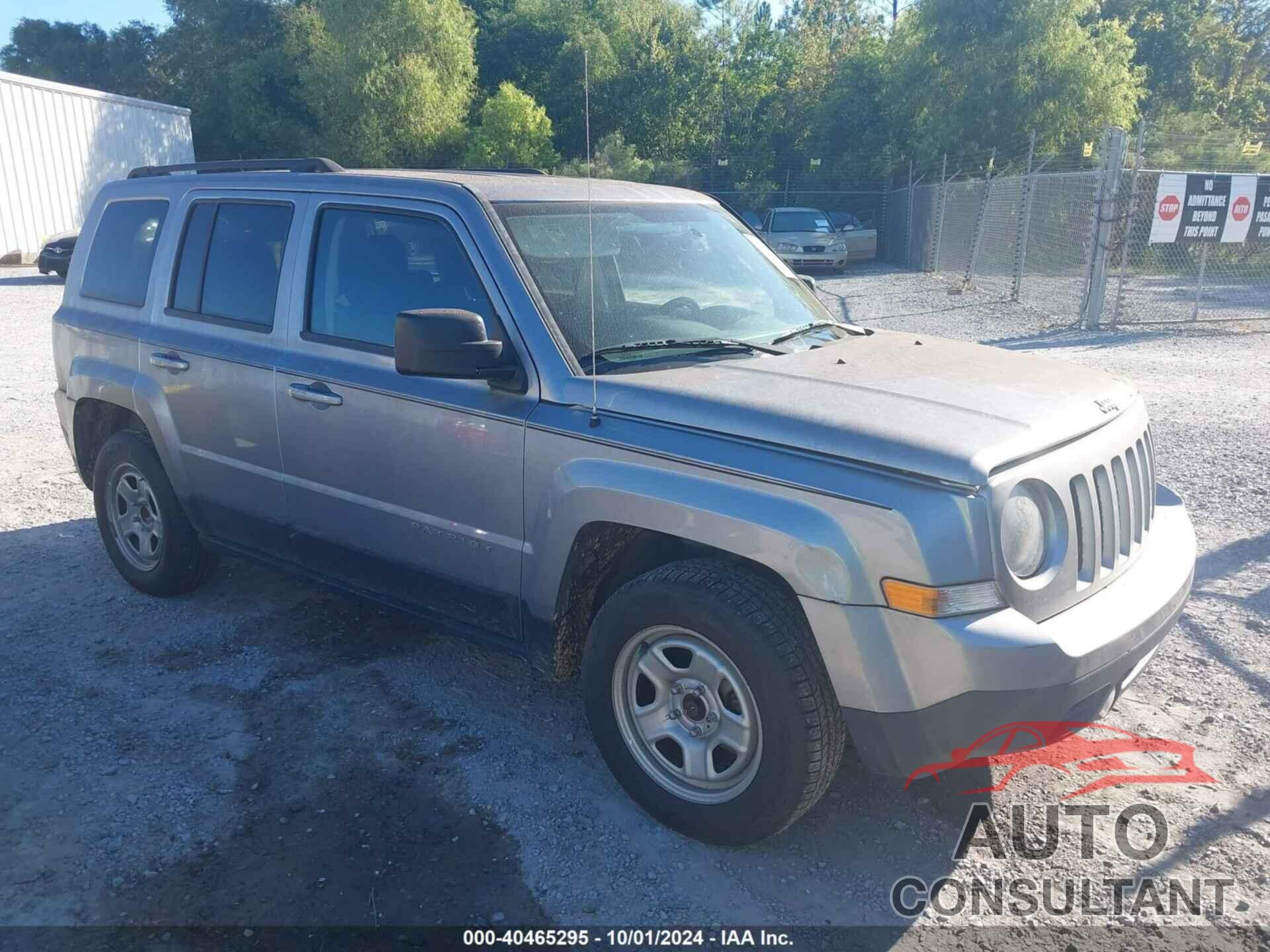 JEEP PATRIOT 2016 - 1C4NJPBA2GD525291