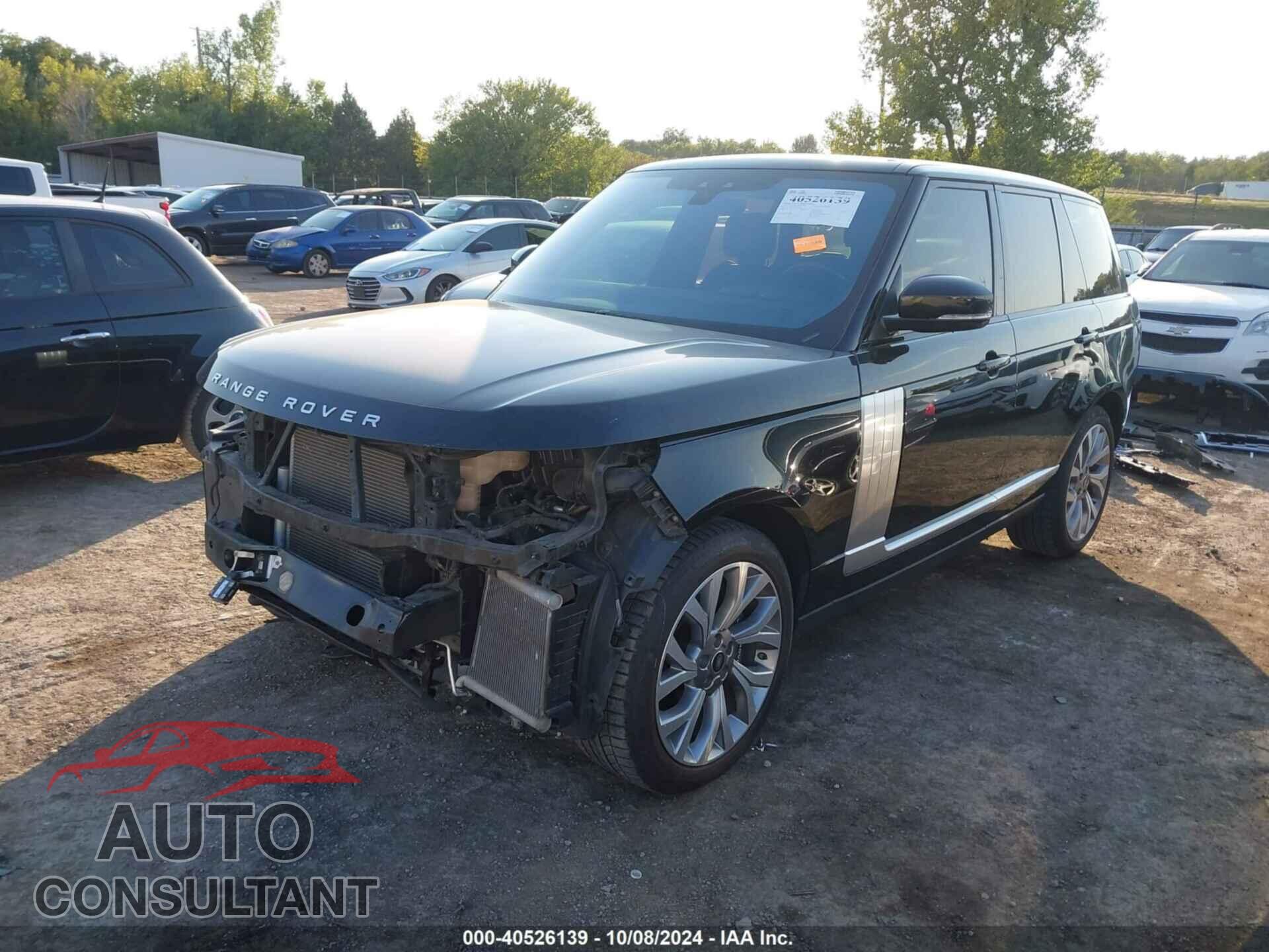 LAND ROVER RANGE ROVER 2018 - SALGS2SV9JA508663