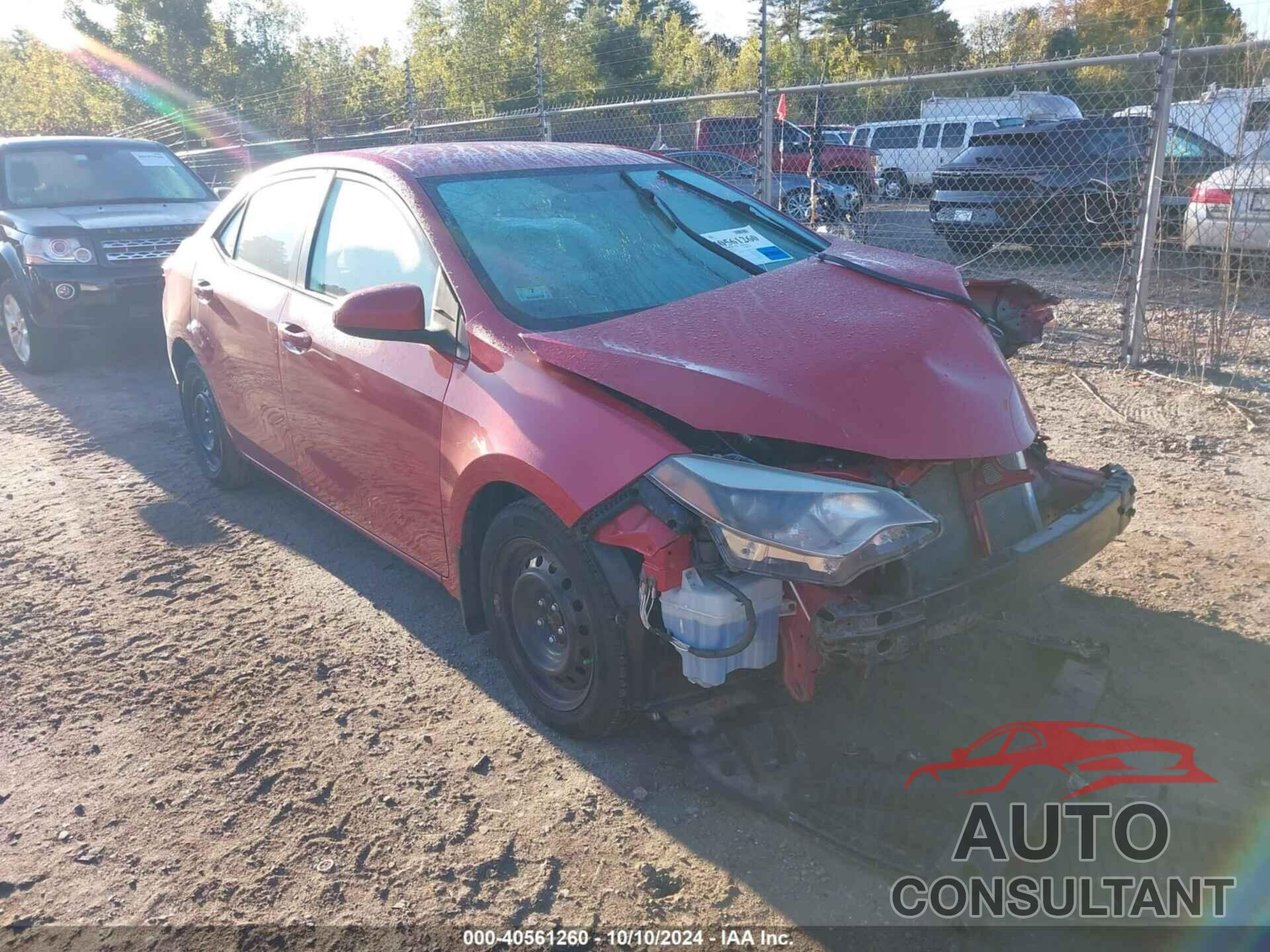 TOYOTA COROLLA 2015 - 2T1BURHE7FC313479