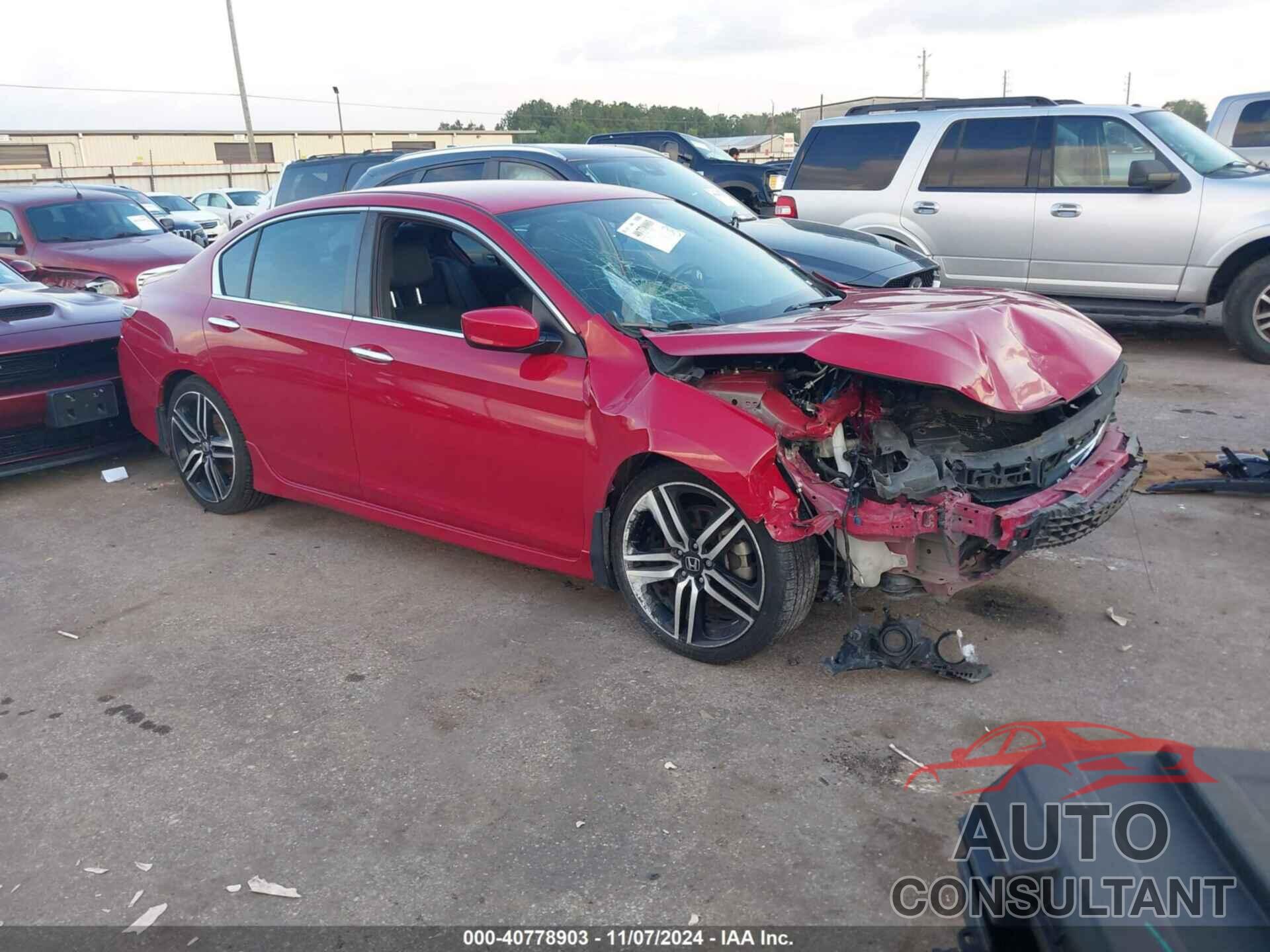 HONDA ACCORD 2016 - 1HGCR2F56GA148614